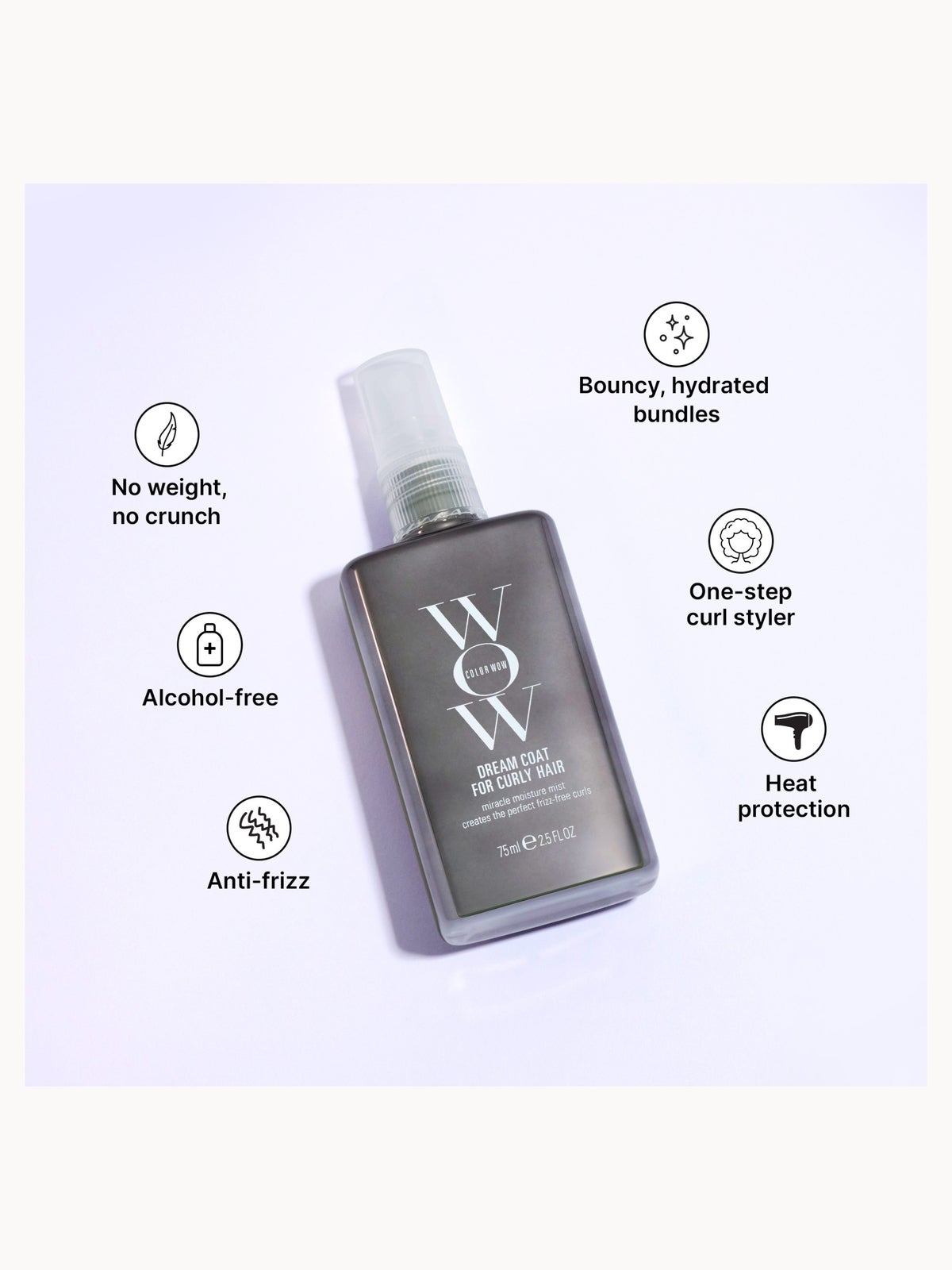 Color Wow Travel Dream Coat Curly 75ml, photo 4