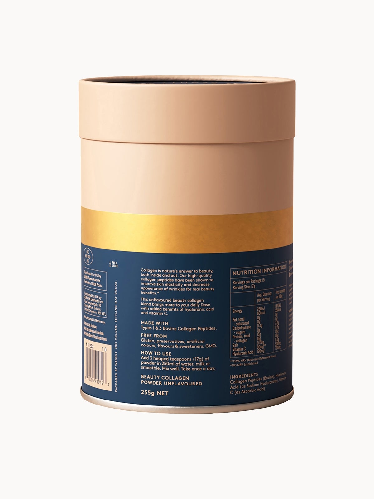 Dose & Co Beauty Collagen with Hyaluronic Acid and Vitamin C Powder 255g 2