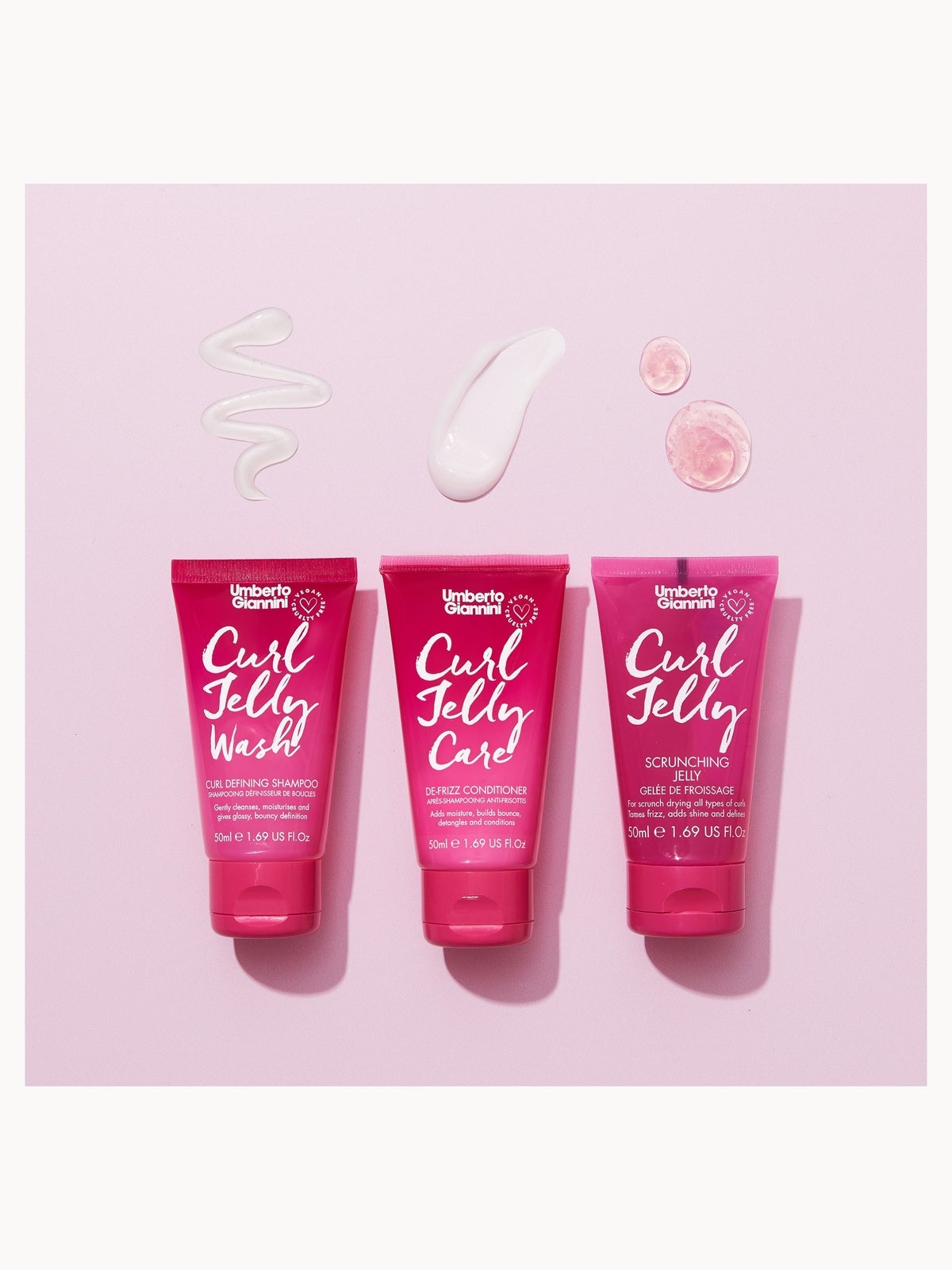 Umberto Giannini Curl Starter Kit 3 x 50ml 2
