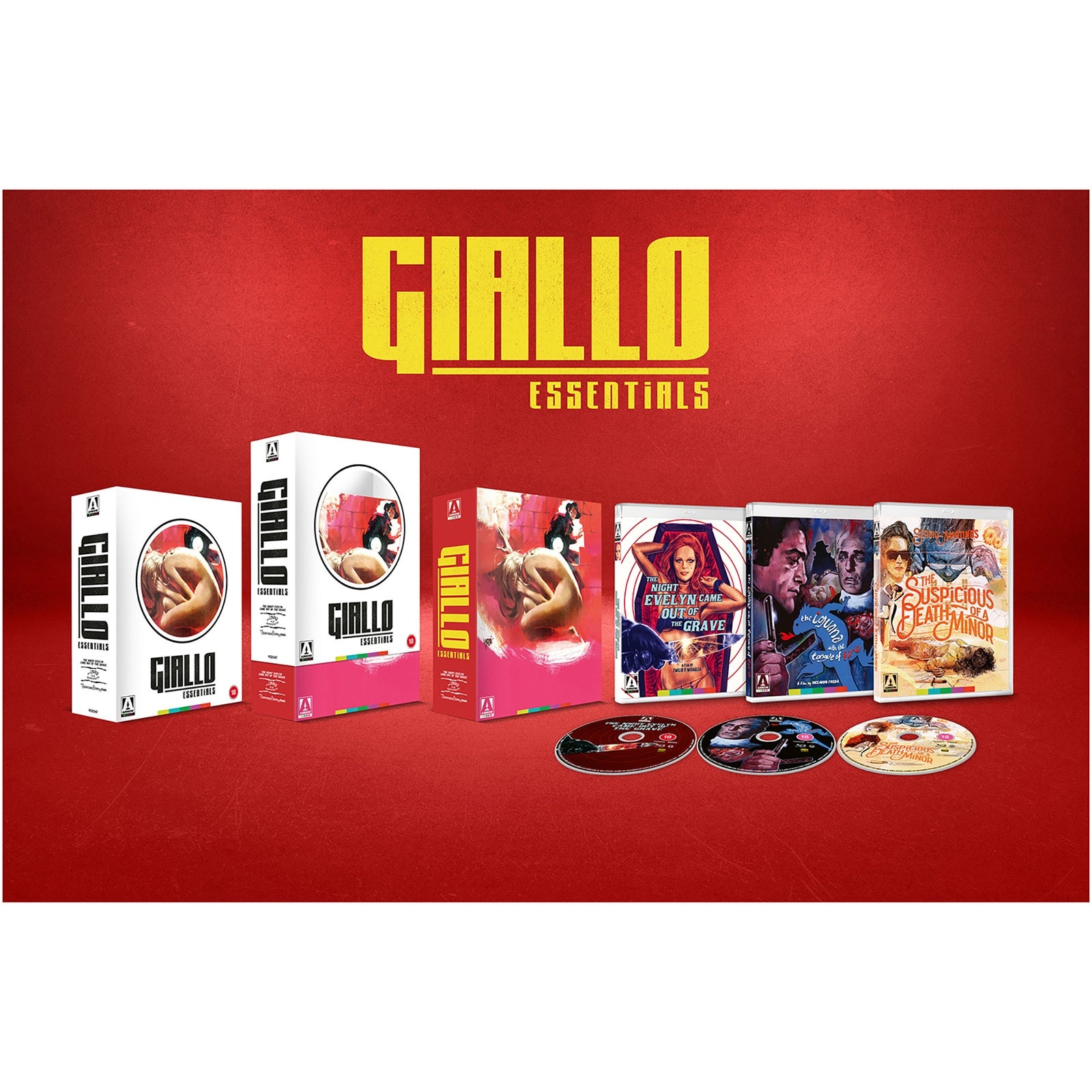 Arrow Video Giallo Essentials | White | Limited Edition Blu-ray