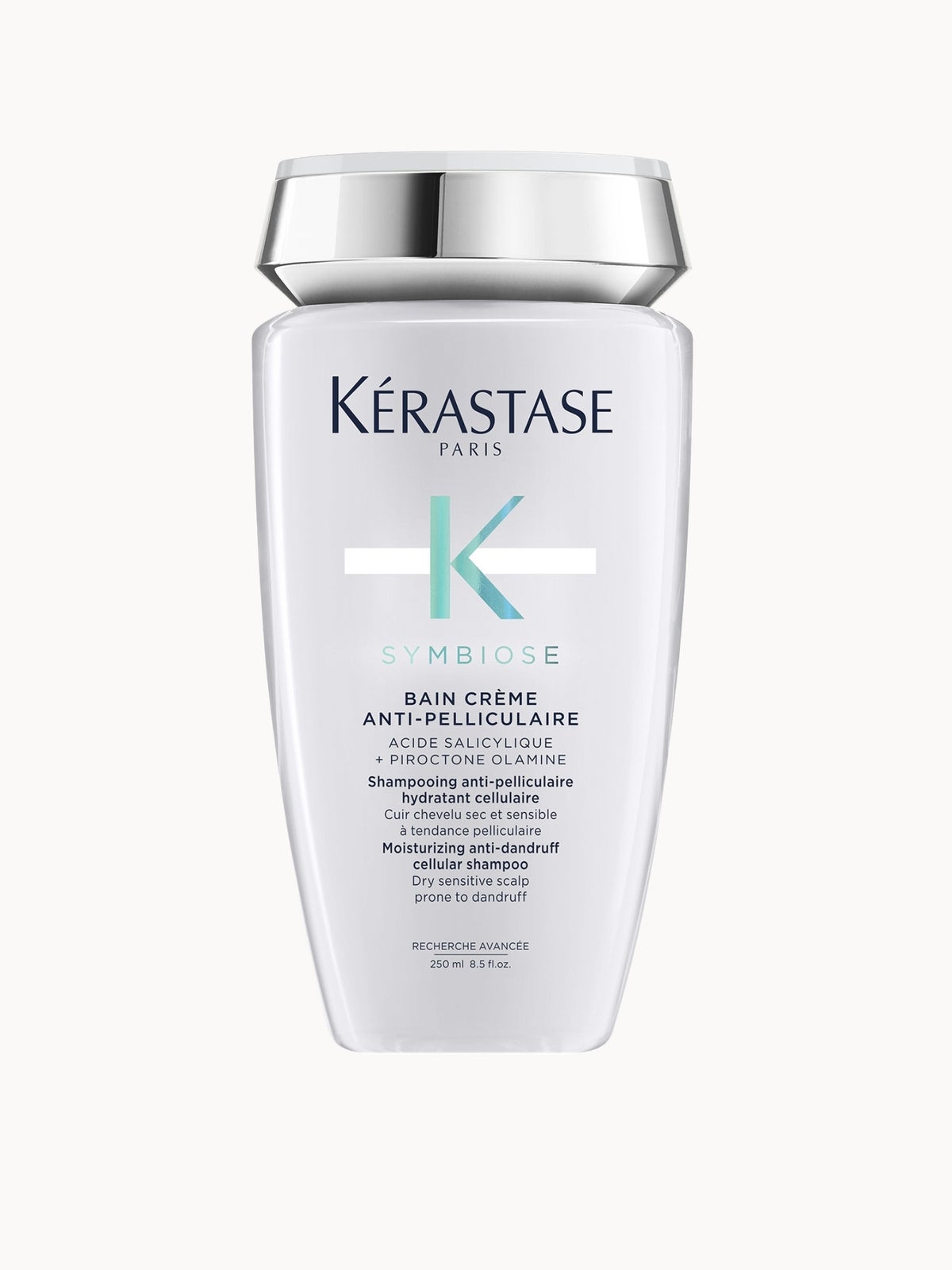 Kérastase Symbiose Moisturising Anti-Dandruff Cellular Shampoo, For Dry Sensitive Scalp, Prone To Dandruff, 250ml