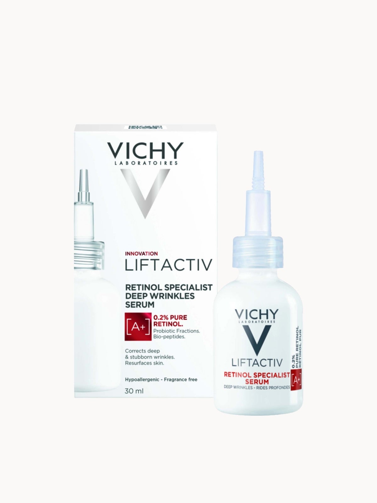 Vichy Liftactiv 0.2% Pure Retinol Specialist Deep Wrinkles Serum for All Skin Types 30ml 2