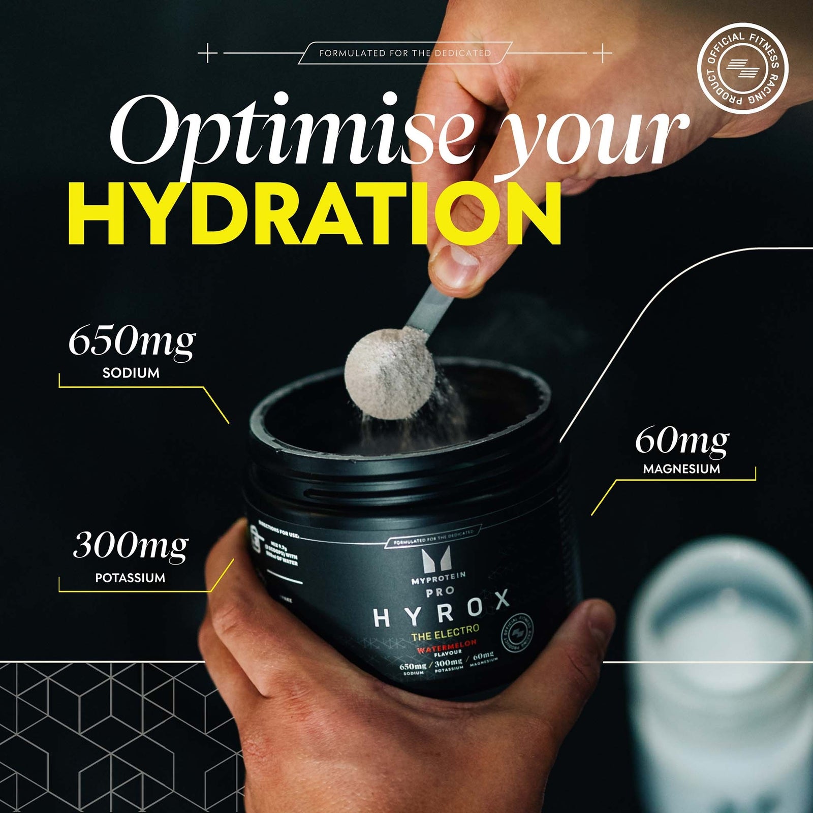 Myprotein THE Electro - HYROX | Electrolyte Powder - 30servings - Watermelon