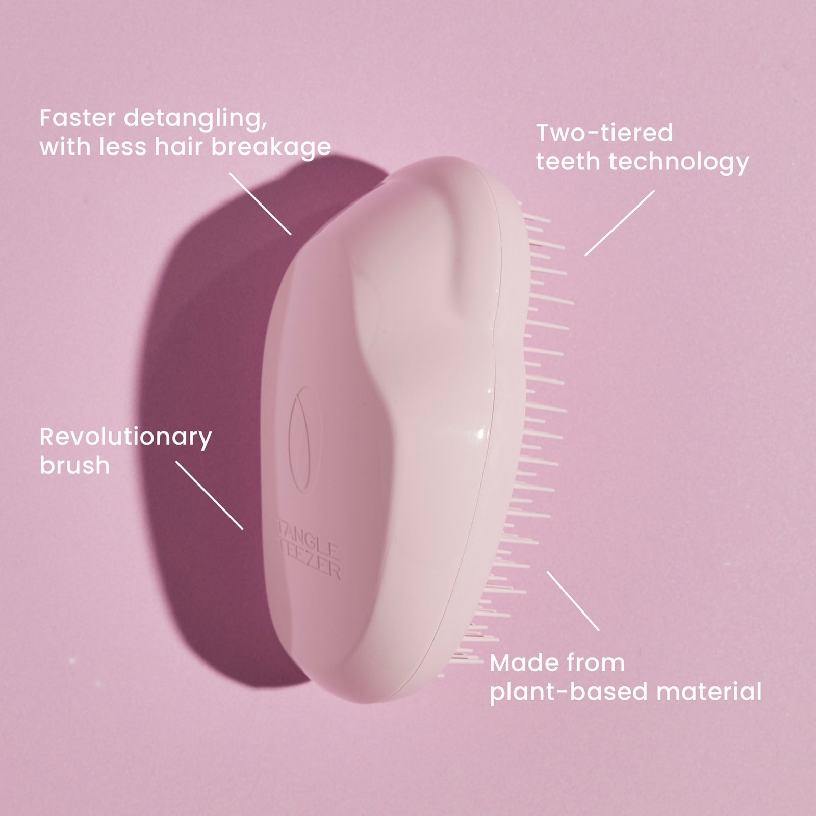 Tangle Teezer Original Plant Brush - Pink 4