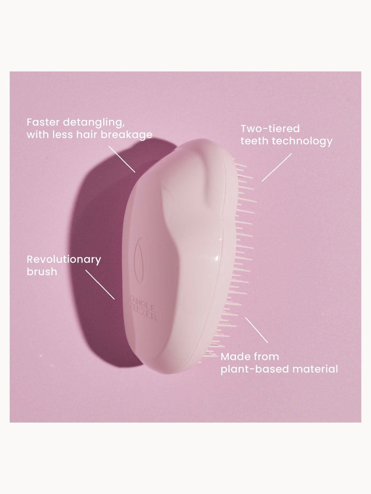 Tangle Teezer Original Plant Brush - Pink 4