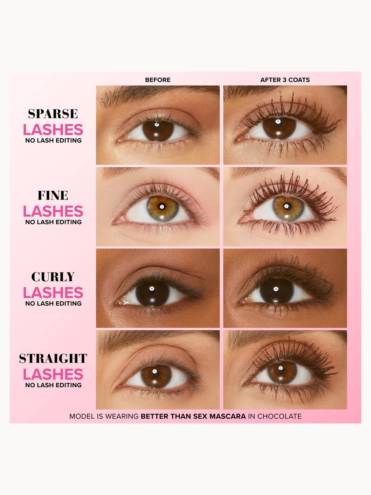 Too Faced Better Than Sex Mascara - Chocolate 8ml 3
