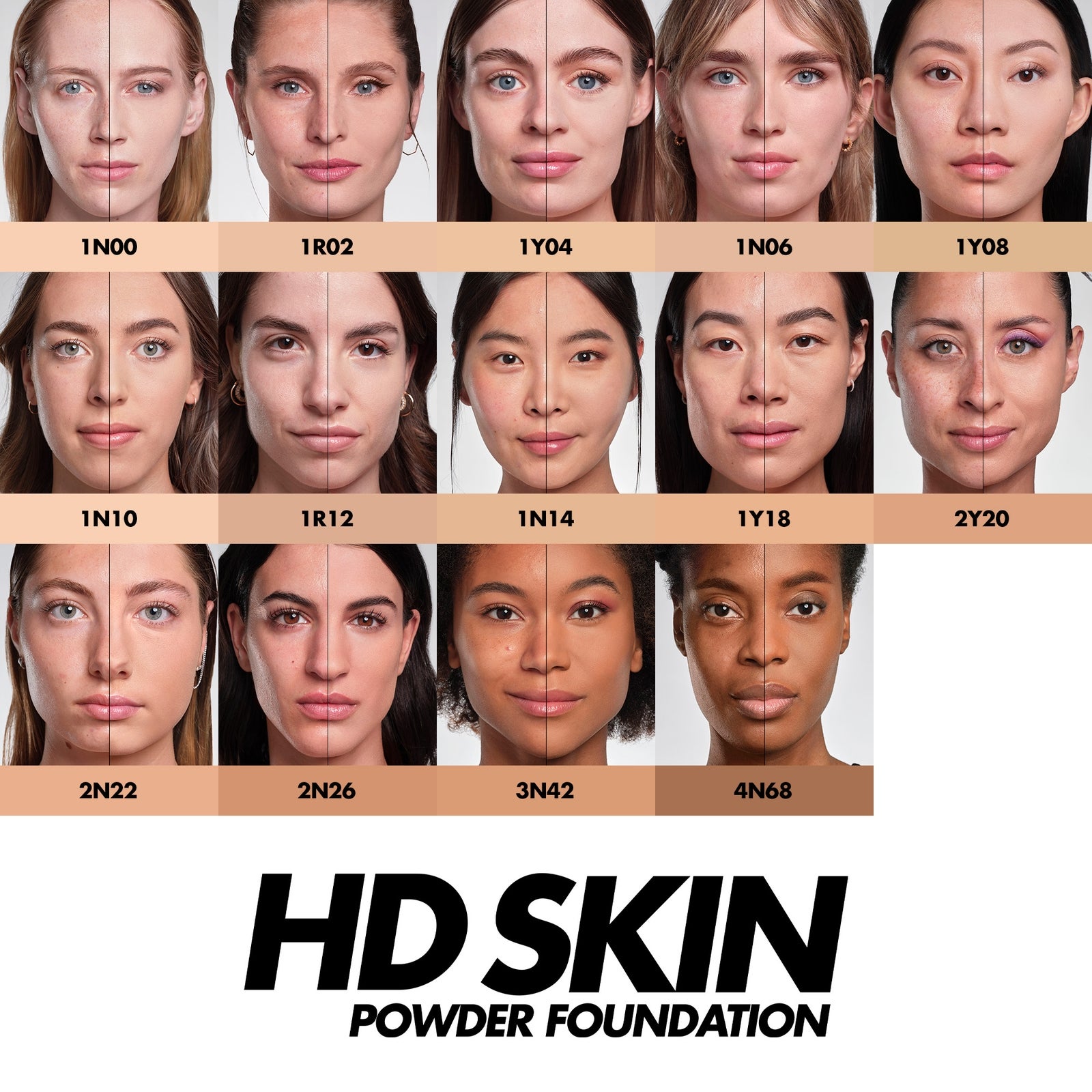 MAKE UP FOR EVER HD SKIN Powder Foundation 11g (Various Shades) - 1N14 2