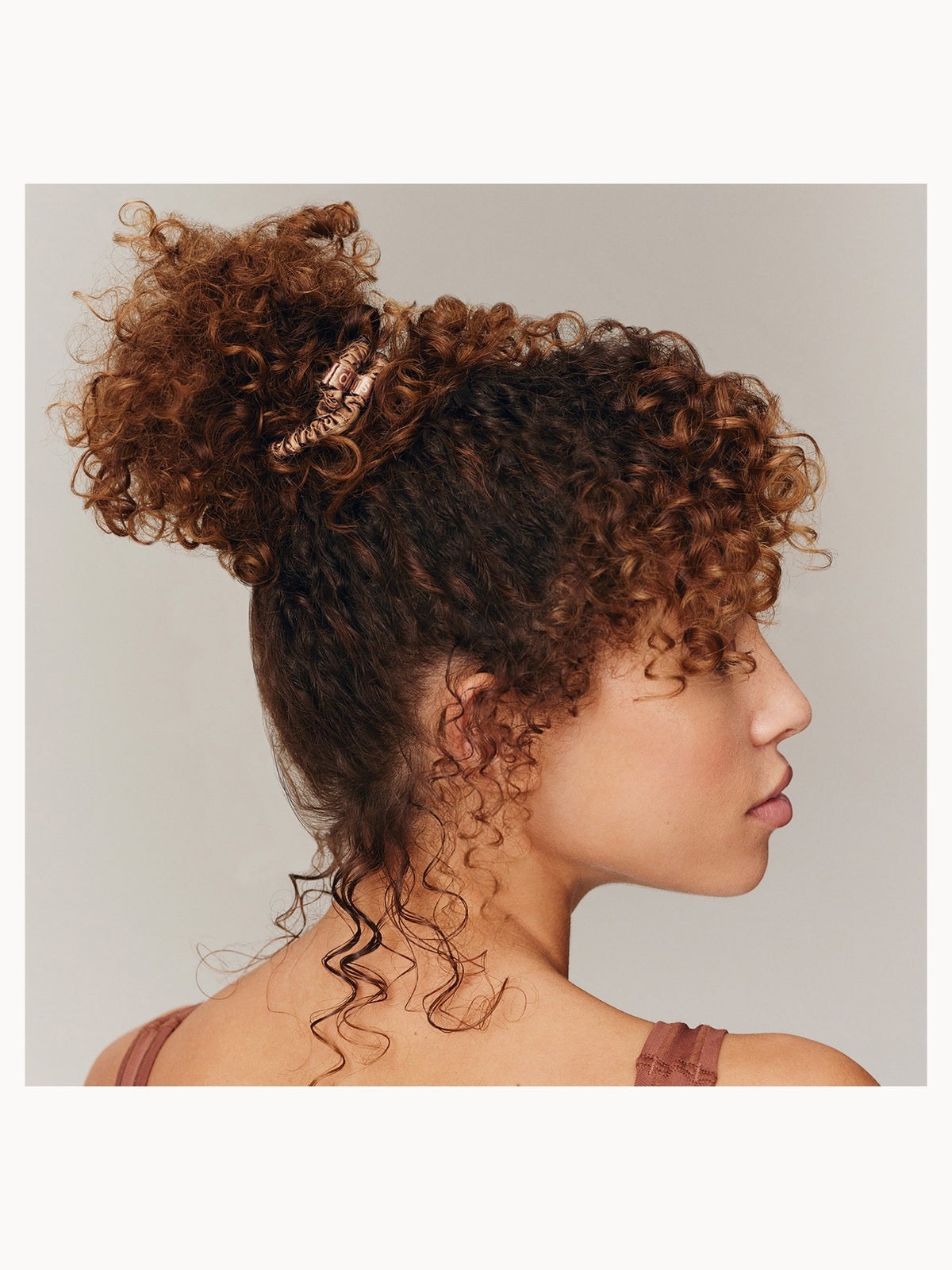 Slip Pure Silk Skinny Scrunchies - Light Brown 4