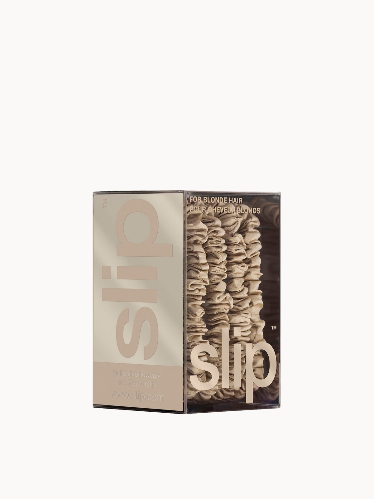 Slip Pure Silk Skinny Scrunchies - Blonde 3