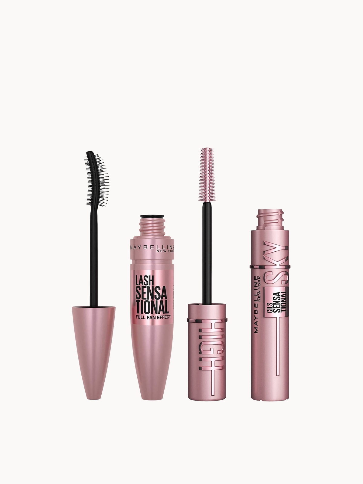 Maybelline Lash Sensational Mascara and Sky High Mascara Bundle