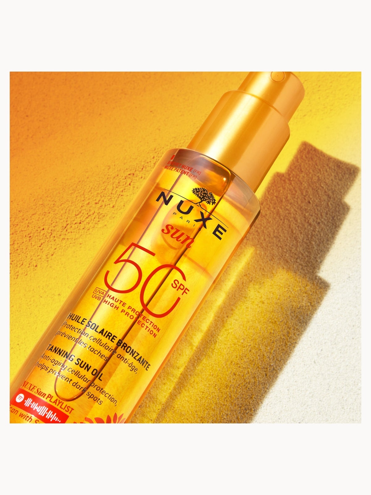 NUXE Face and Body Tanning Sun Oil High Protection SPF 50 150ml 4