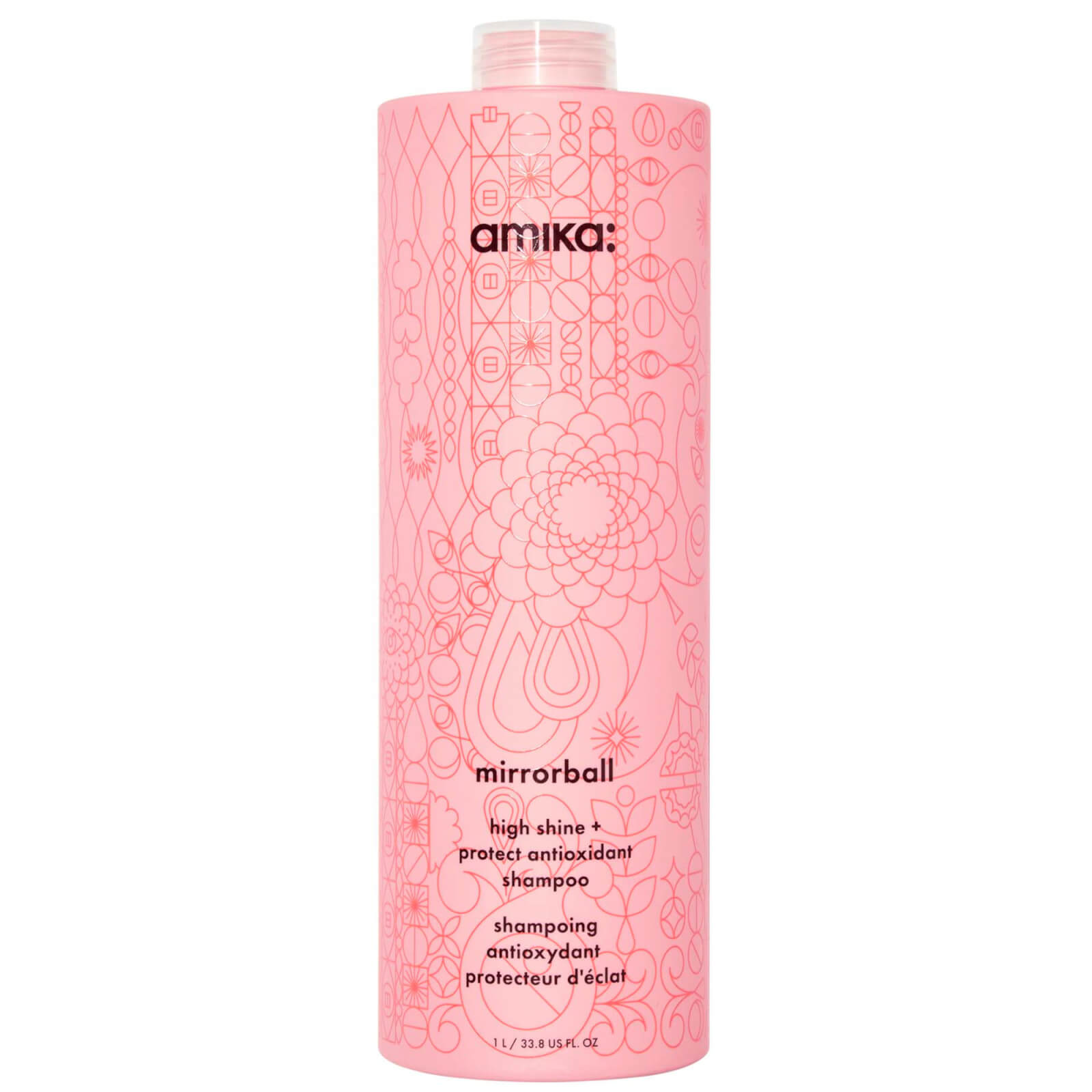 amika Mirrorball High Shine + Protect Antioxidant Shampoo - 1000ml - Single