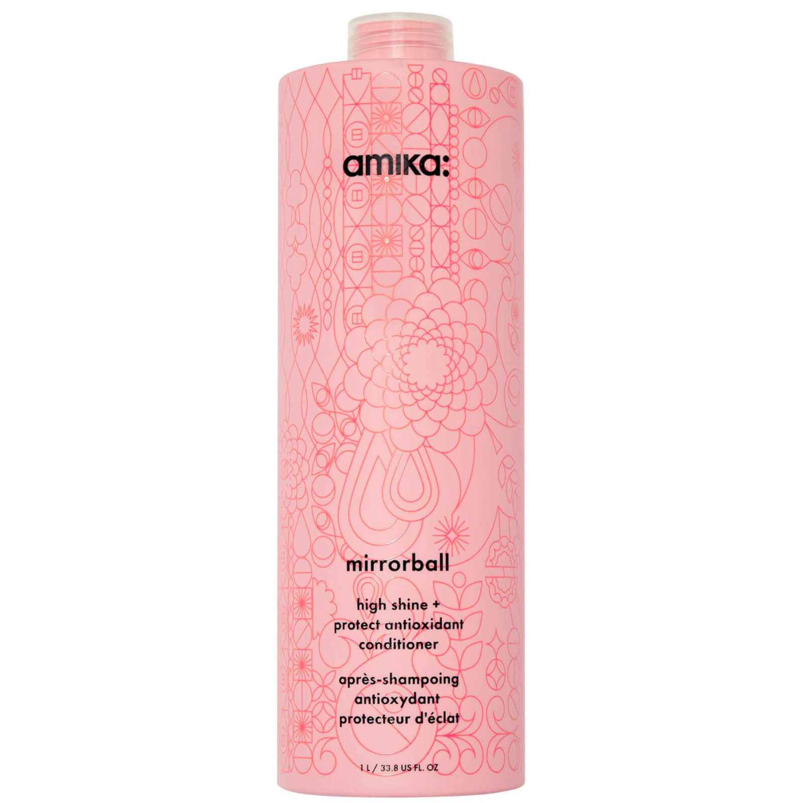 amika Mirrorball High Shine + Protect Antioxident Conditioner - 1000ml - Single