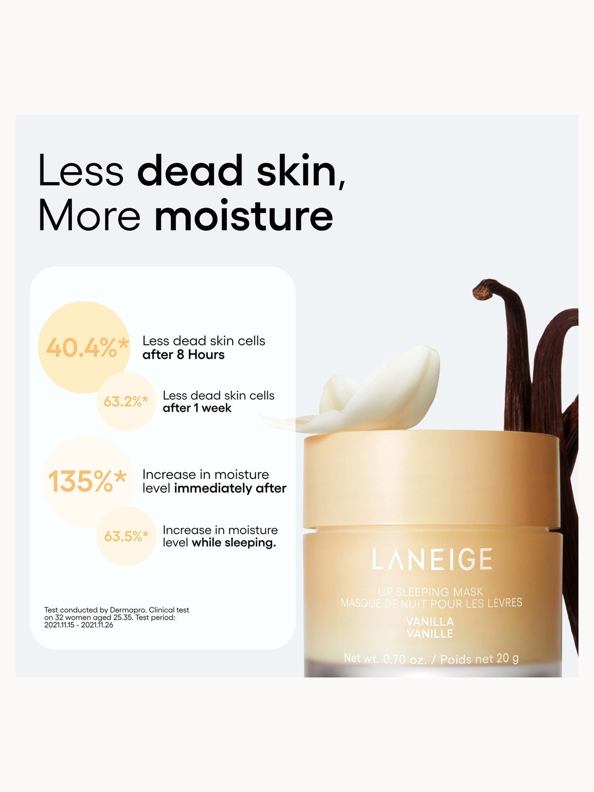 LANEIGE Lip Sleeping Mask - Vanilla 20g 4
