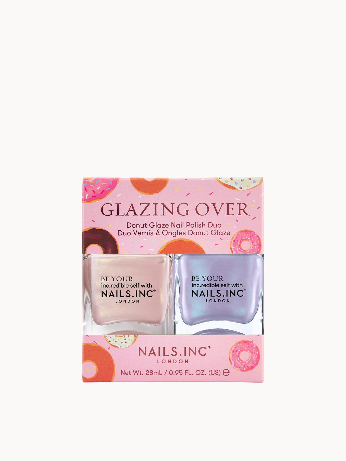 nails inc. Glazing Over Nail Polish Duo (Worth £18)