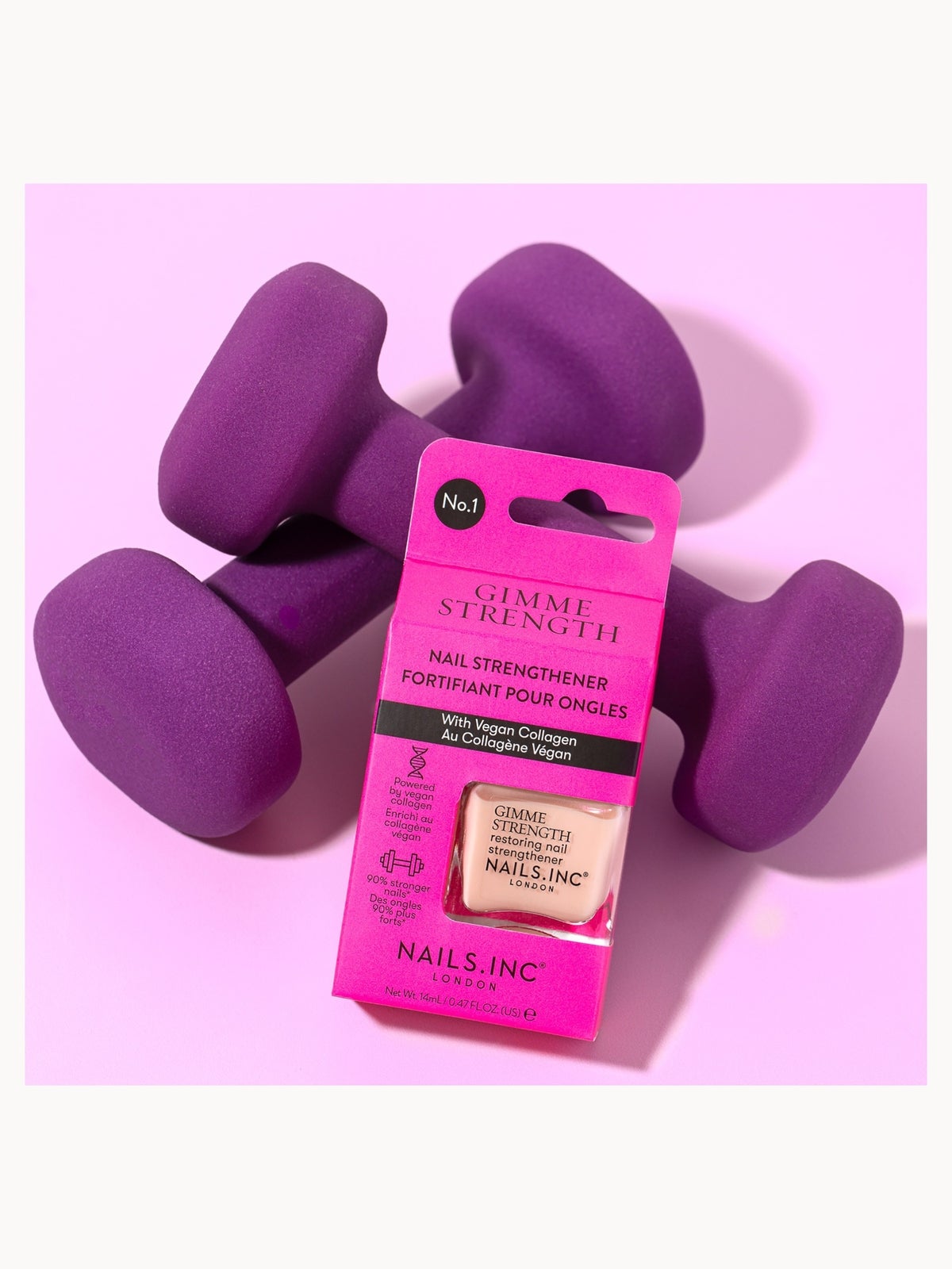 nails inc. Gimme Strength Nail Strengthener 14ml 2
