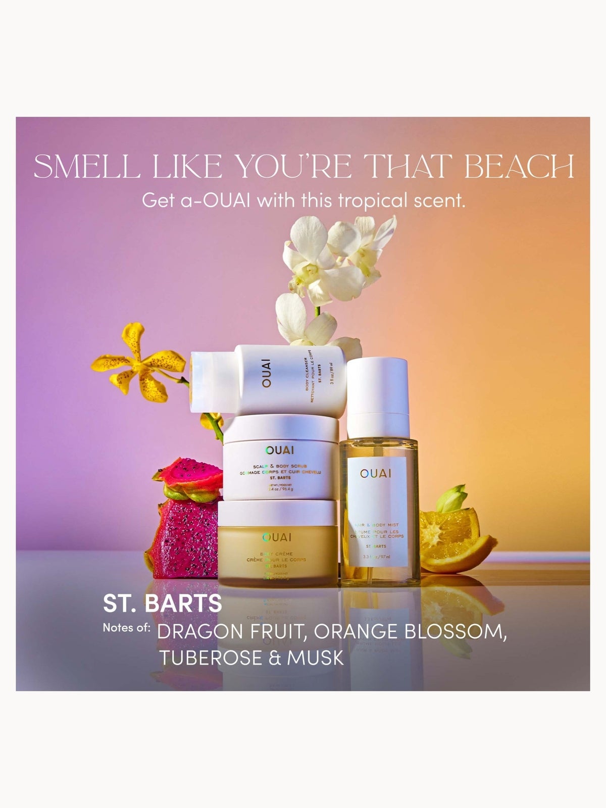 OUAI St. Barts Body Cleanser 300ml 2