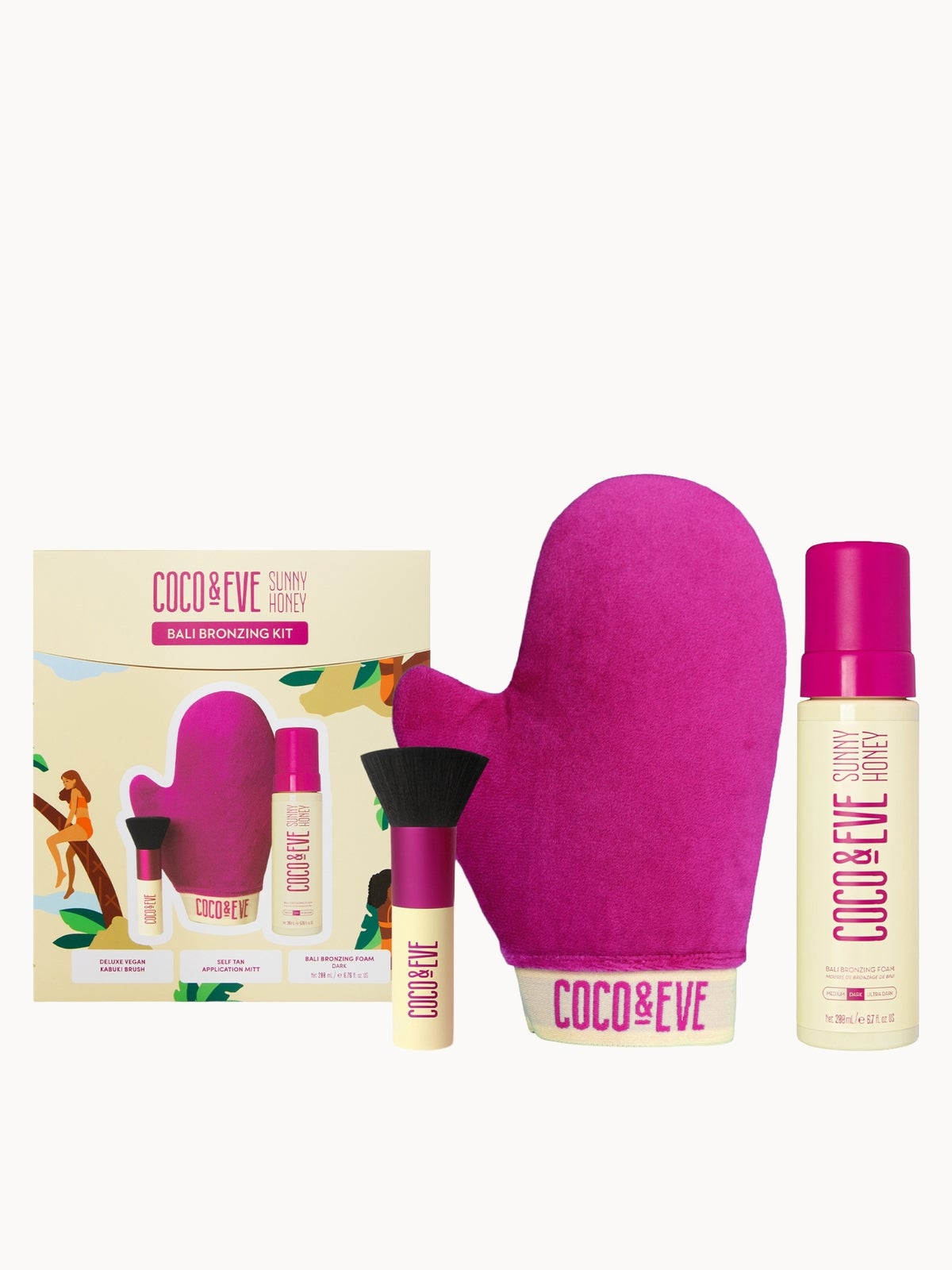 Coco & Eve Bali Bronzing Kit - Dark (Worth £56.90)