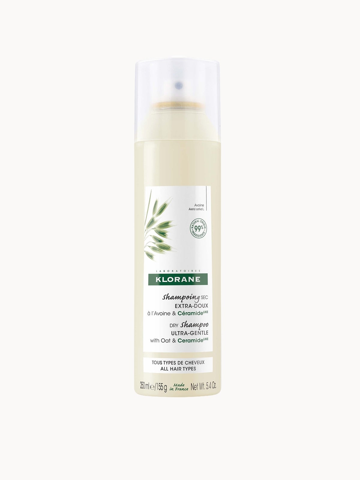 KLORANE Extra-Gentle Dry Shampoo with Oat and Ceramide LIKE for All Hair Types 250ml