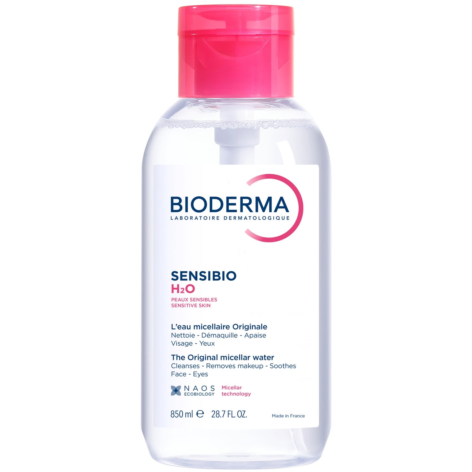 Bioderma Sensibio H2O Mizellenwasser für Empfindliche Haut 850 ml