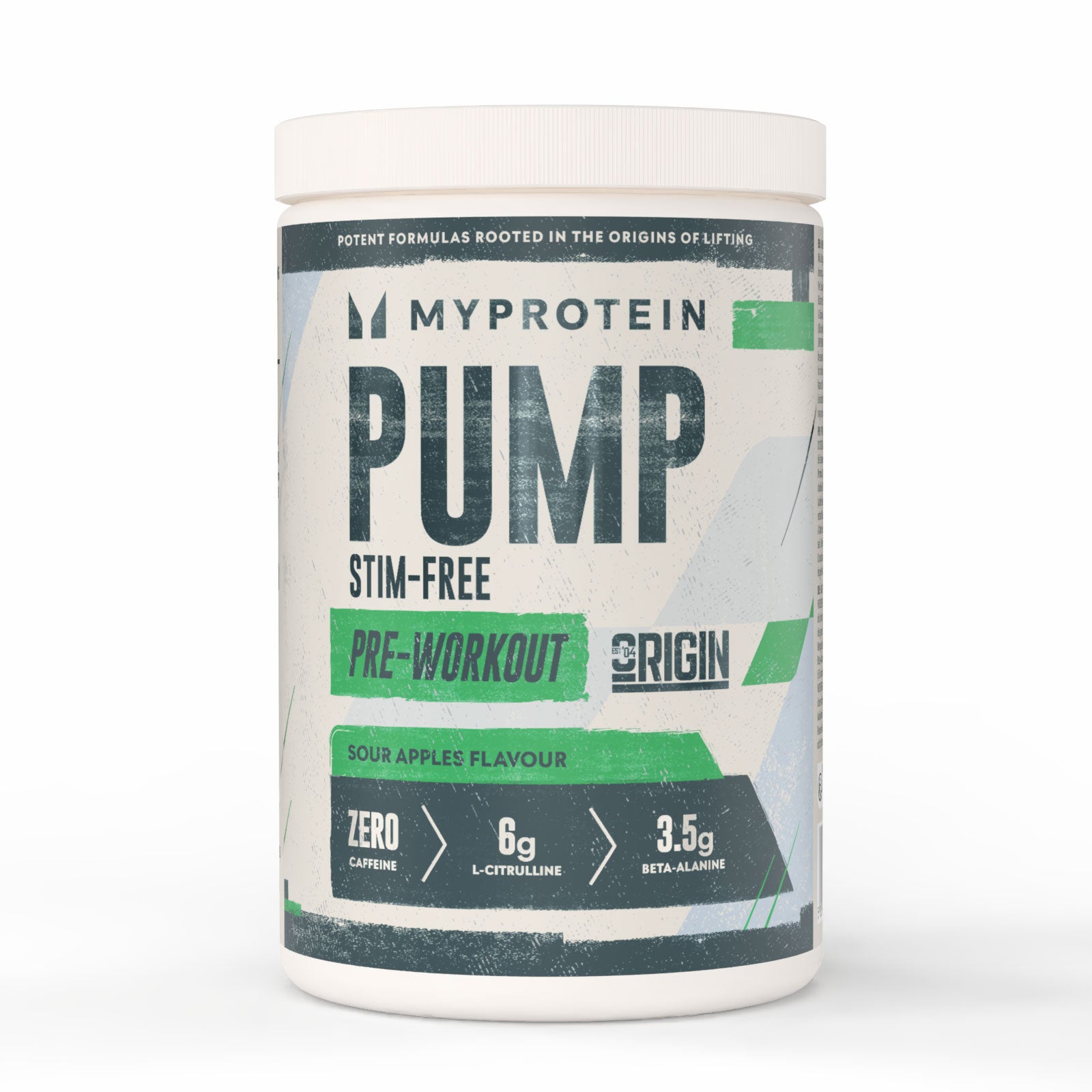 Origin Stim-Free Pre-Workout - 600G - 30servings - Sour Apples