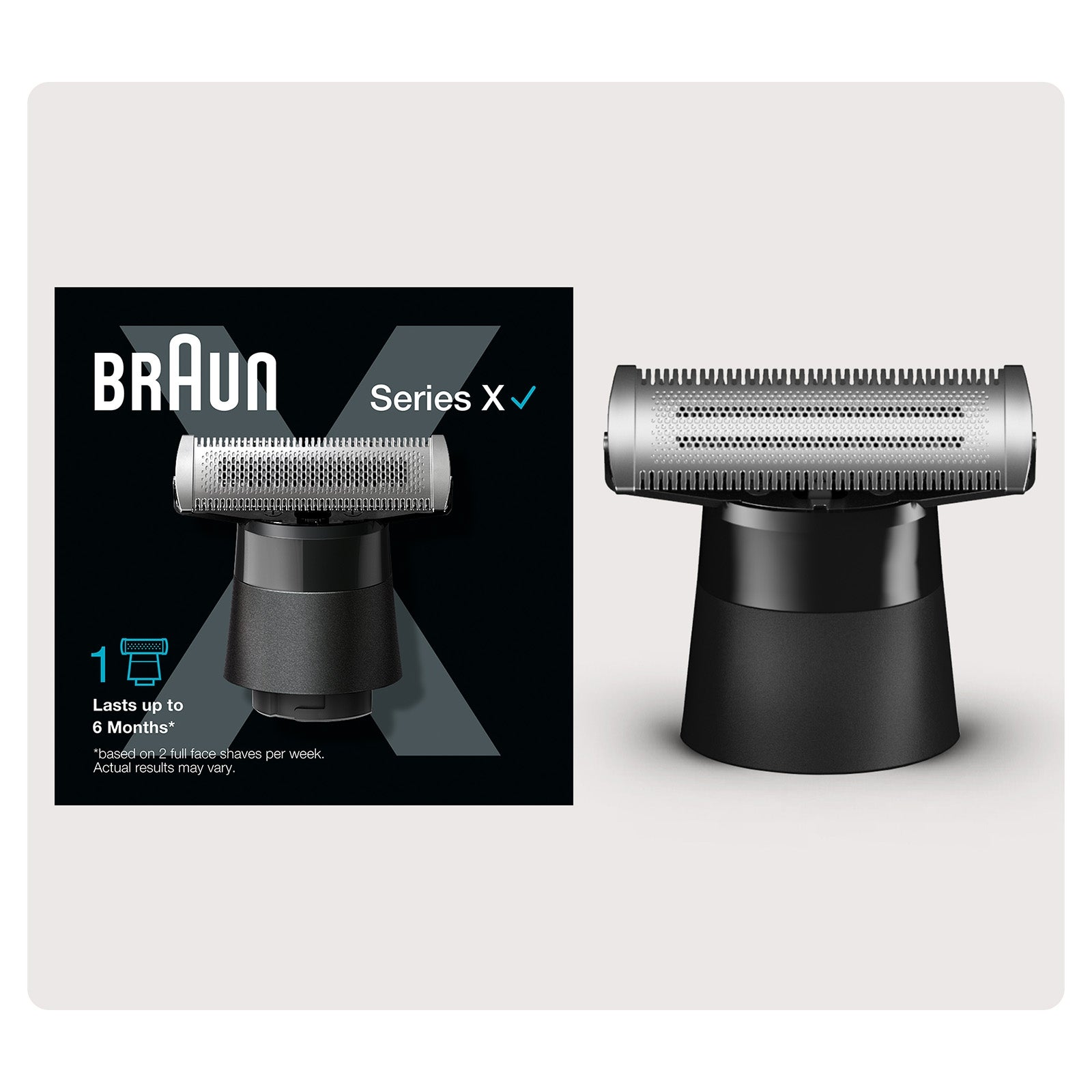 Image of Braun Series X Replacement Blade For Braun Series X Styler Trimmer XT20 Silver Men