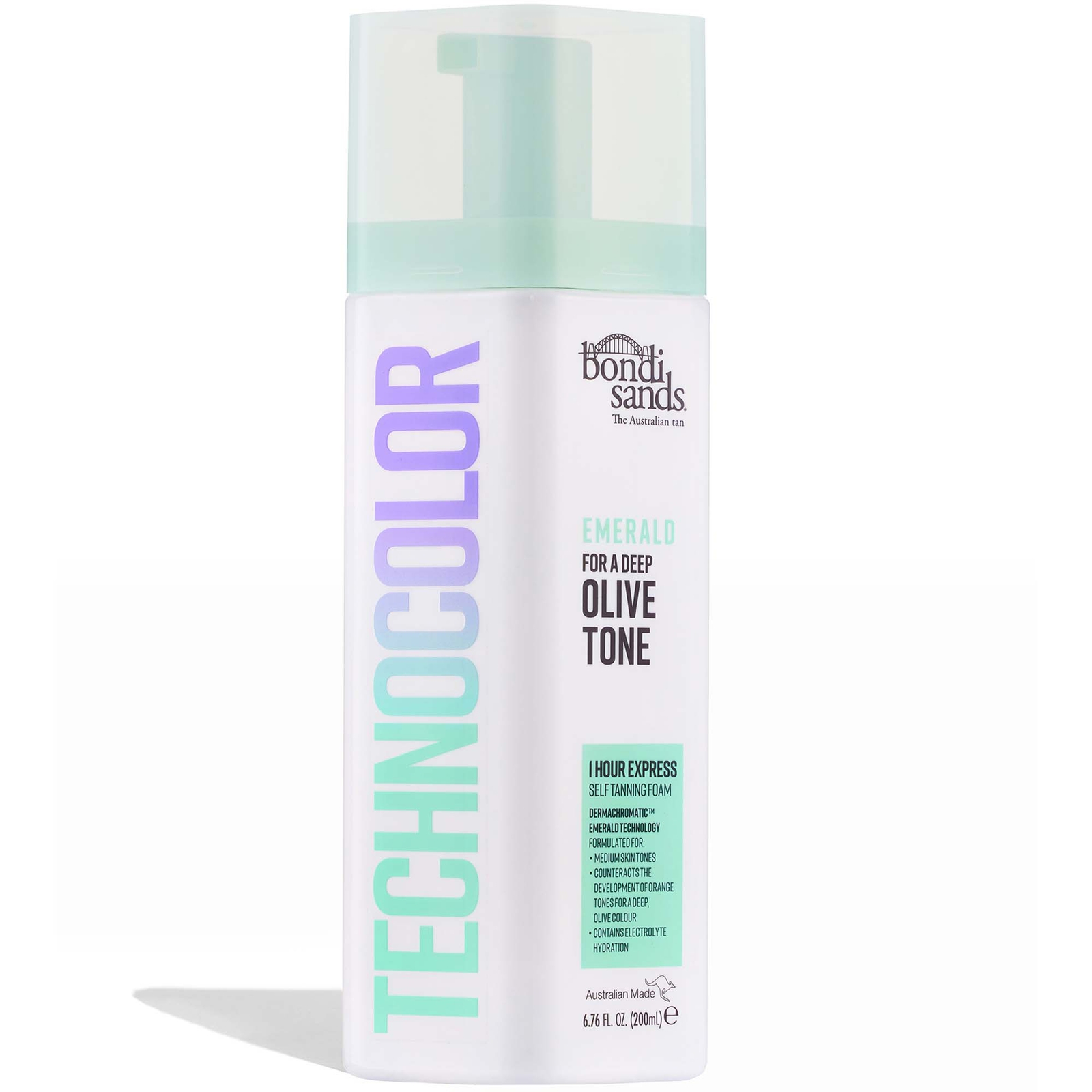 Bondi Sands Technocolor 1 Hour Express Mousse Autoabbronzante - Emerald 200 ml