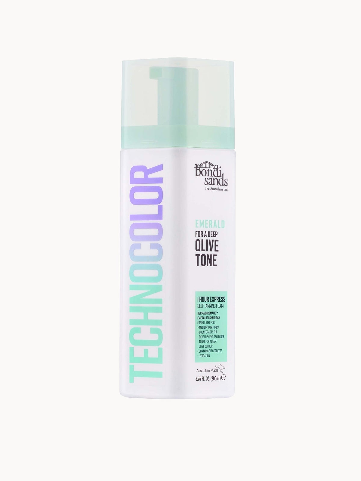 Photos - Sun Skin Care Emerald Bondi Sands Technocolor 1 Hour Express Self Tanning Foam -  200ml BS878 
