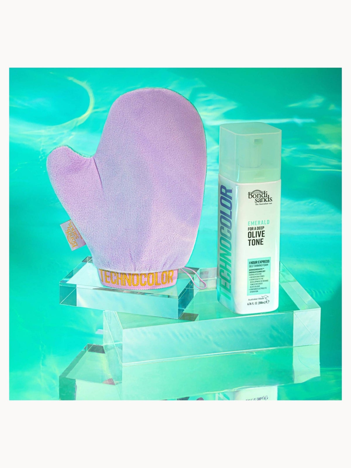 Bondi Sands Technocolor 1 Hour Express Self Tanning Foam - Emerald 200ml 2
