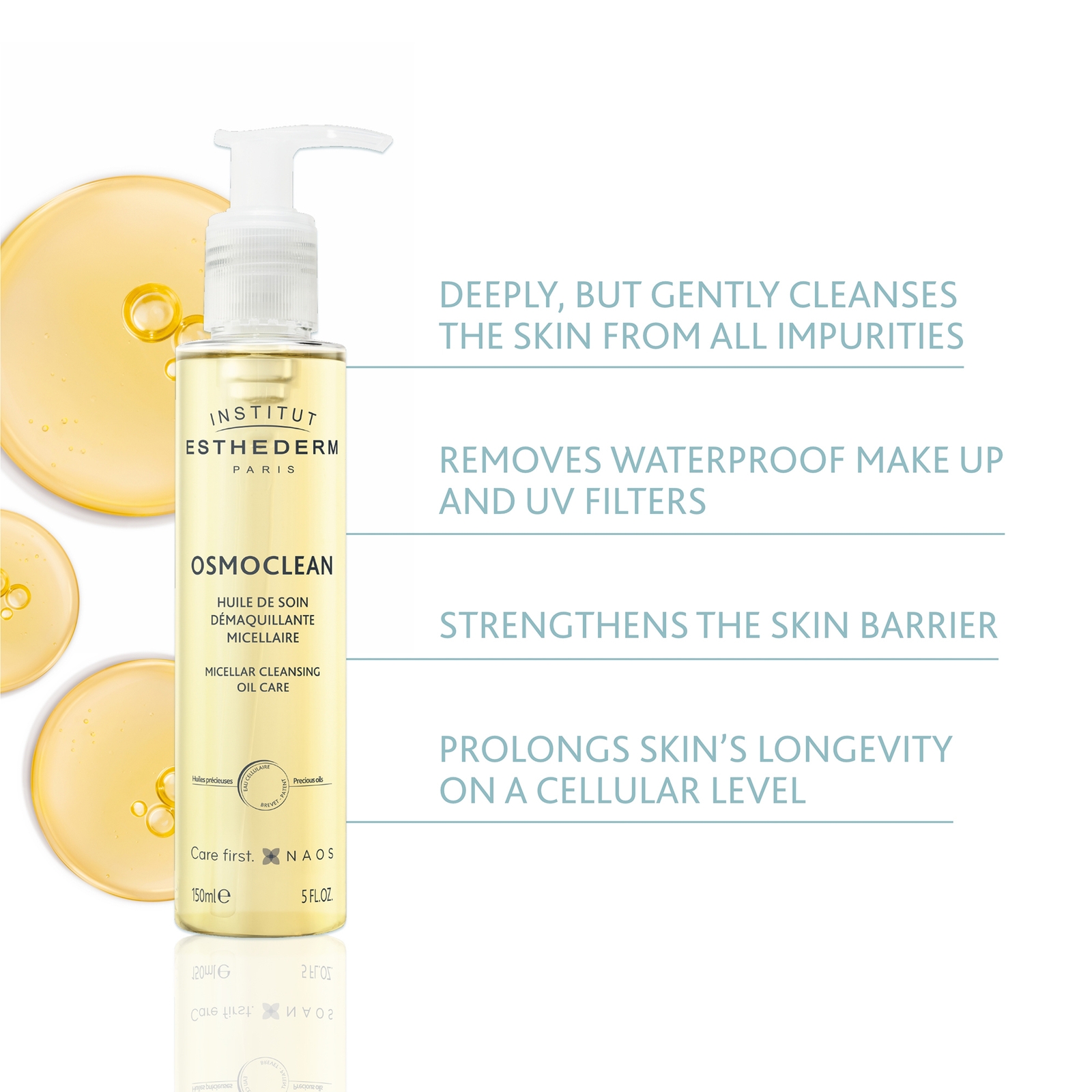 Thumbnail - Institut Esthederm Osmoclean Micellar Face Cleansing Oil 150ml