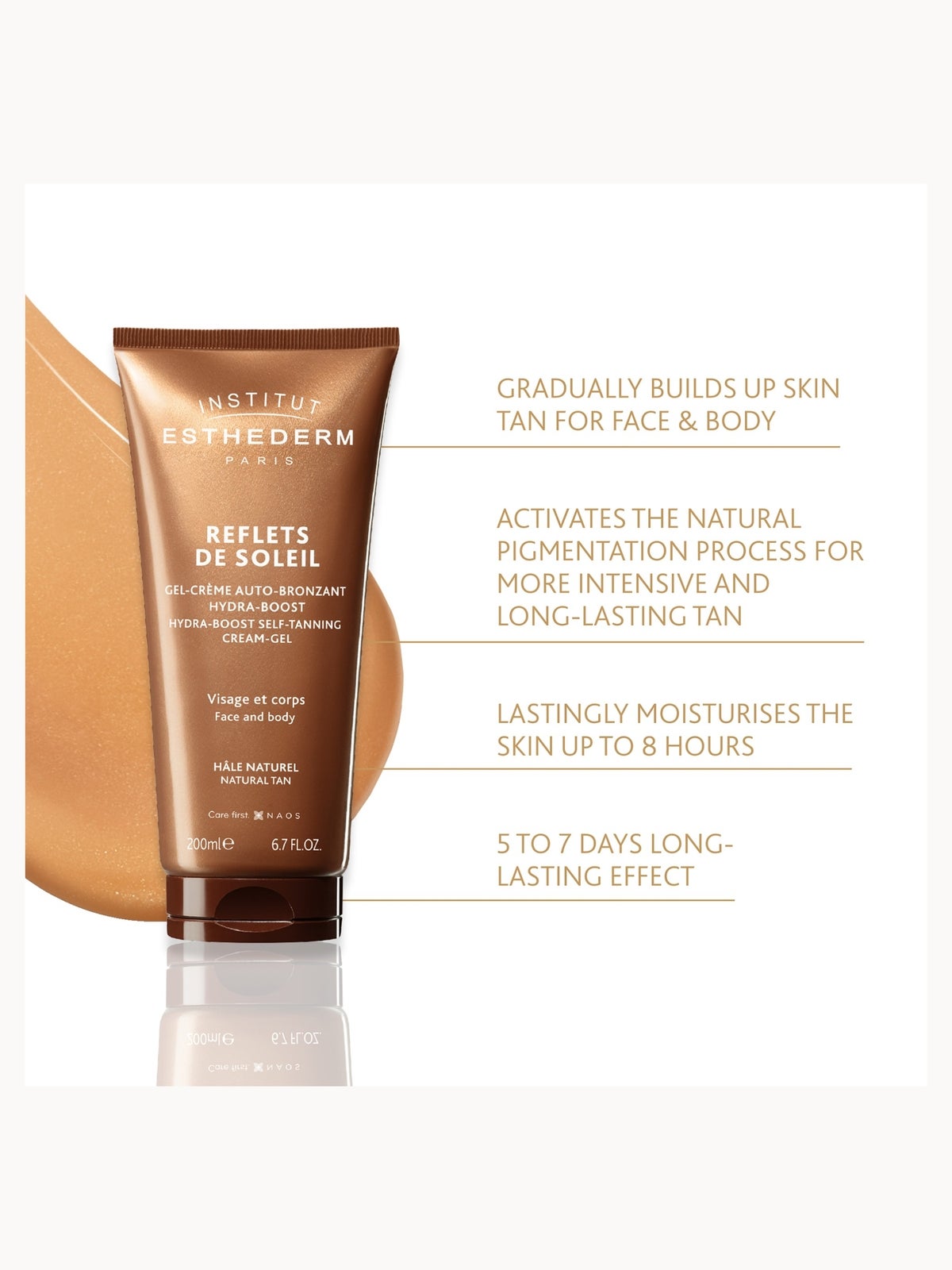 Institut Esthederm Self-Tanning Moisturising Gel-Crème 200ml 2
