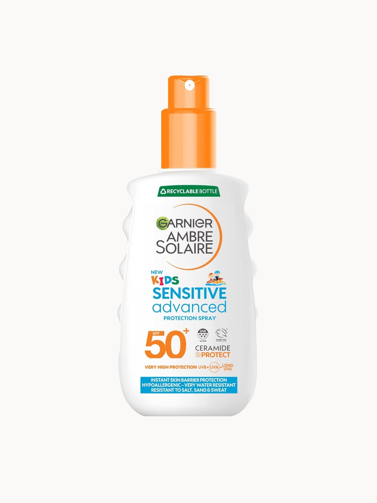 Garnier Ambre Solaire Kids' SPF 50+ Sensitive Advanced Sun Spray 150ml