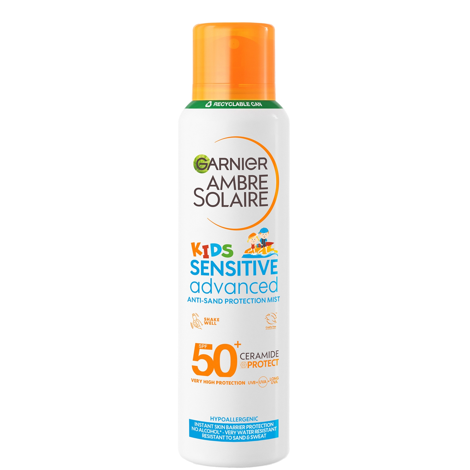Garnier Ambre Solaire Kids' SPF 50+ Sensitive Advanced Anti-Sand Mist 150ml
