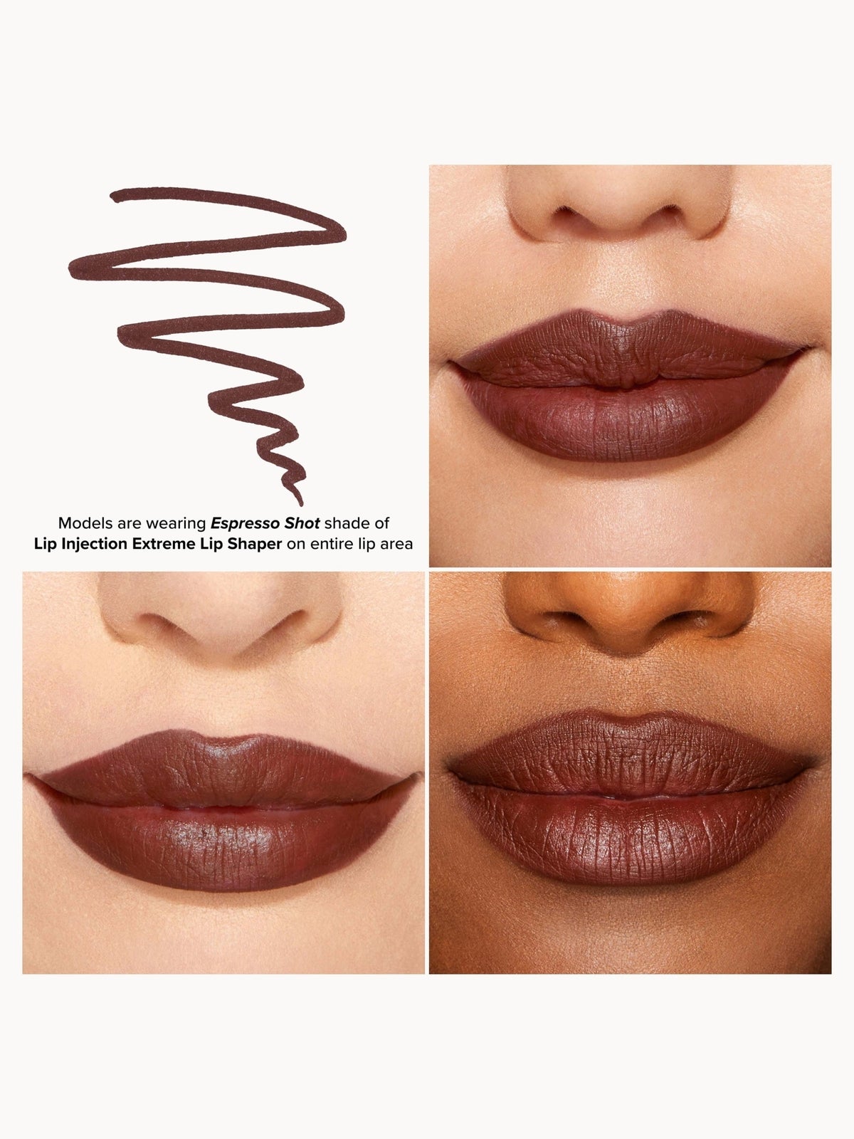 Too Faced Lip Injection Extreme Lip Shaper 0.23g (Various Shades) - Espresso Shot 3