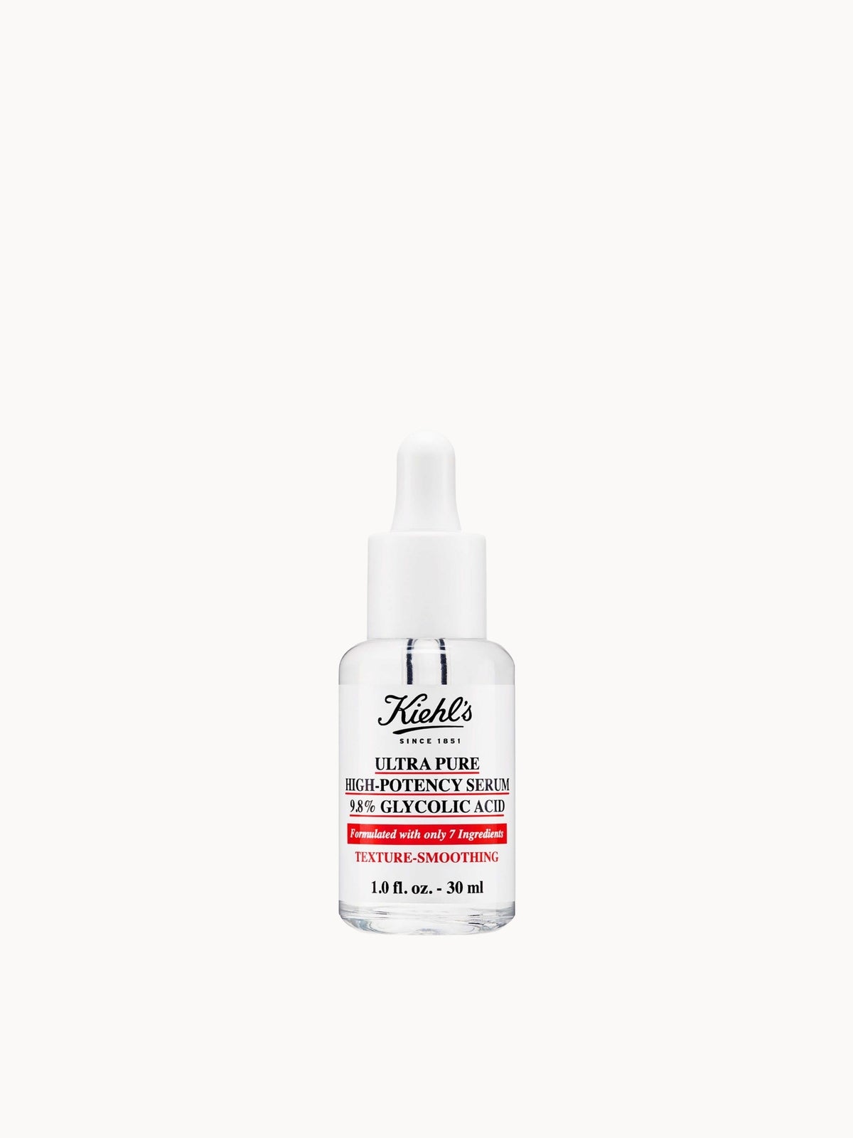 Kiehl's Ultra Pure 10% Glycolic Acid Texture-Smoothing High-Potency Serum 30ml