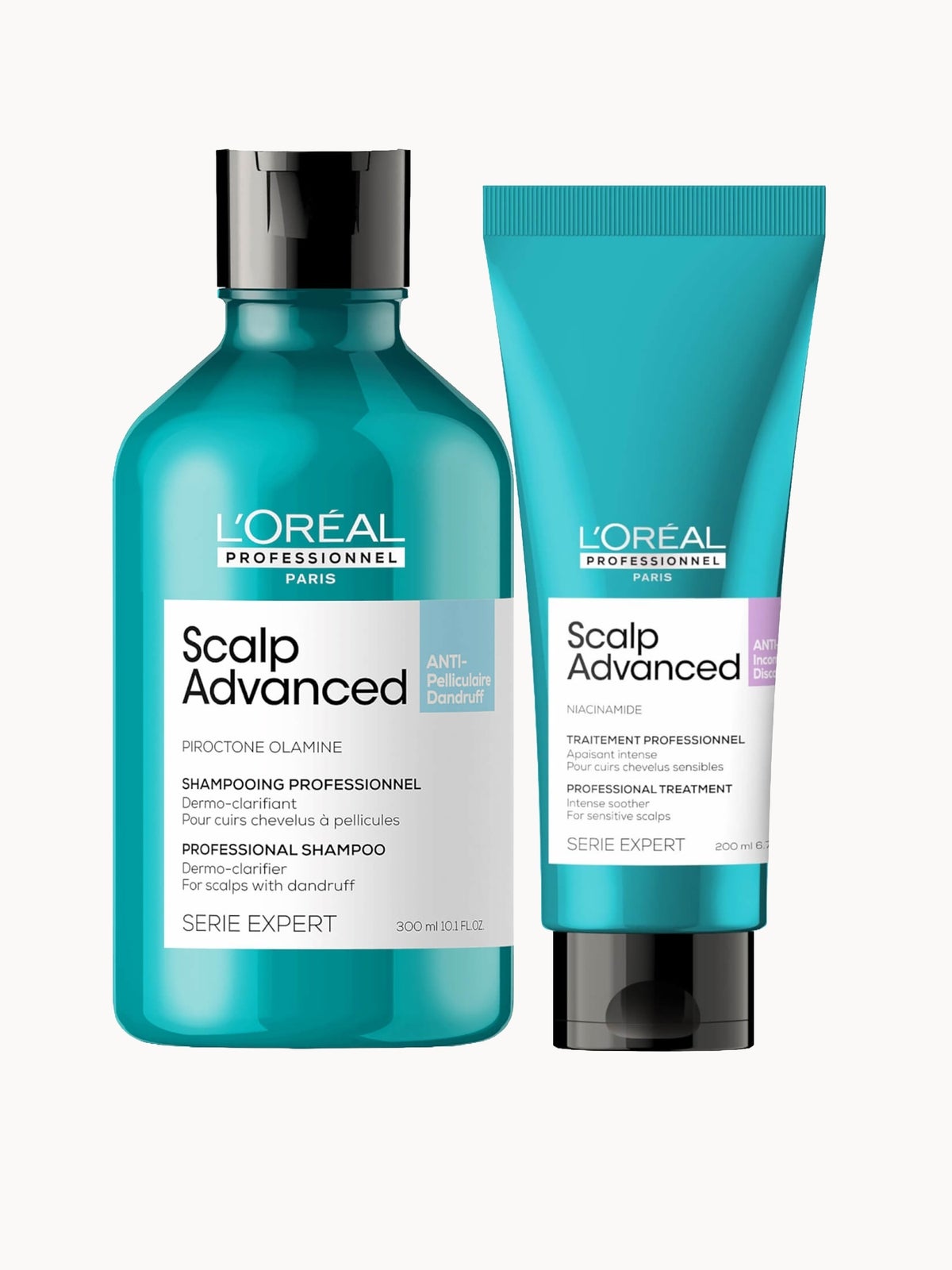 L'Oréal Professionnel Serié Expert Scalp Advanced Anti-Dandruff Shampoo and Hair Treatment Routine