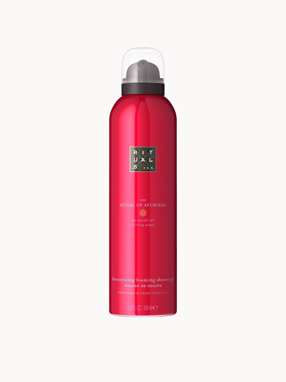 RITUALS The Ritual of Ayurveda Sweet Almond & Indian Rose Foaming Body Wash 200ml