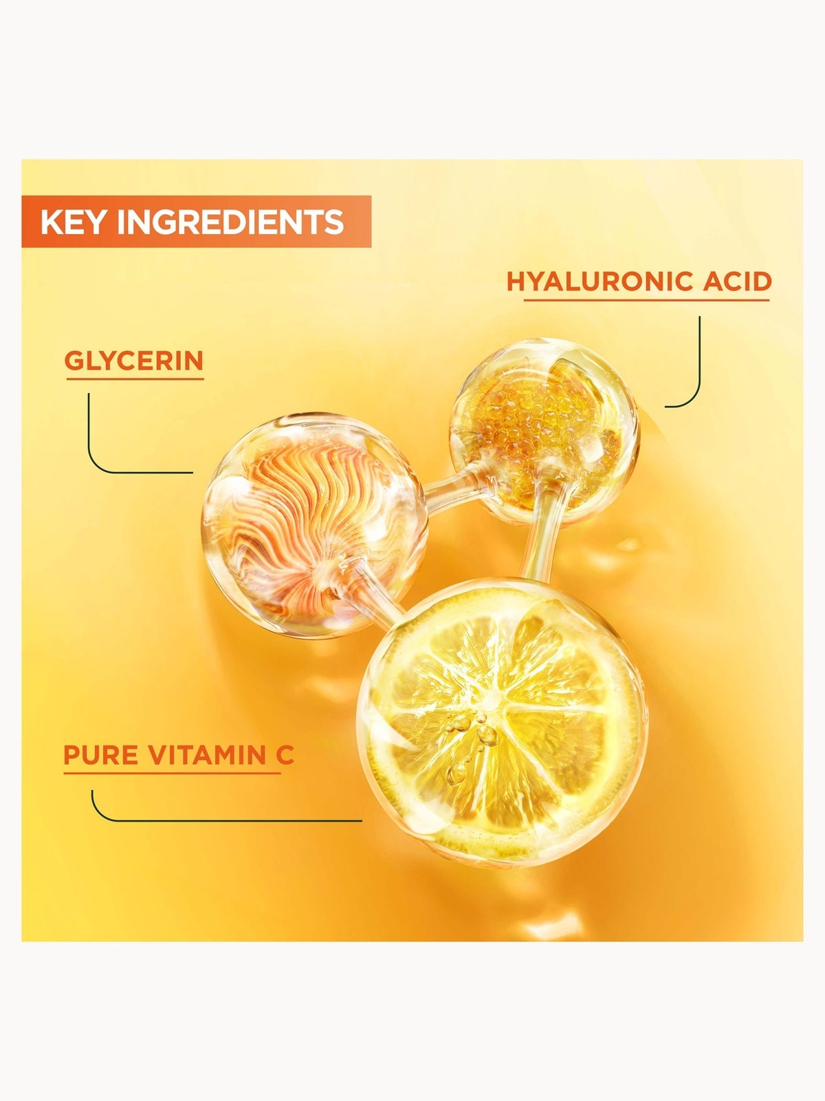 Garnier Targeted Anti Dark Spot Night Serum for Face, 10% Pure Vitamin C & Hyaluronic Acid 30ml 4