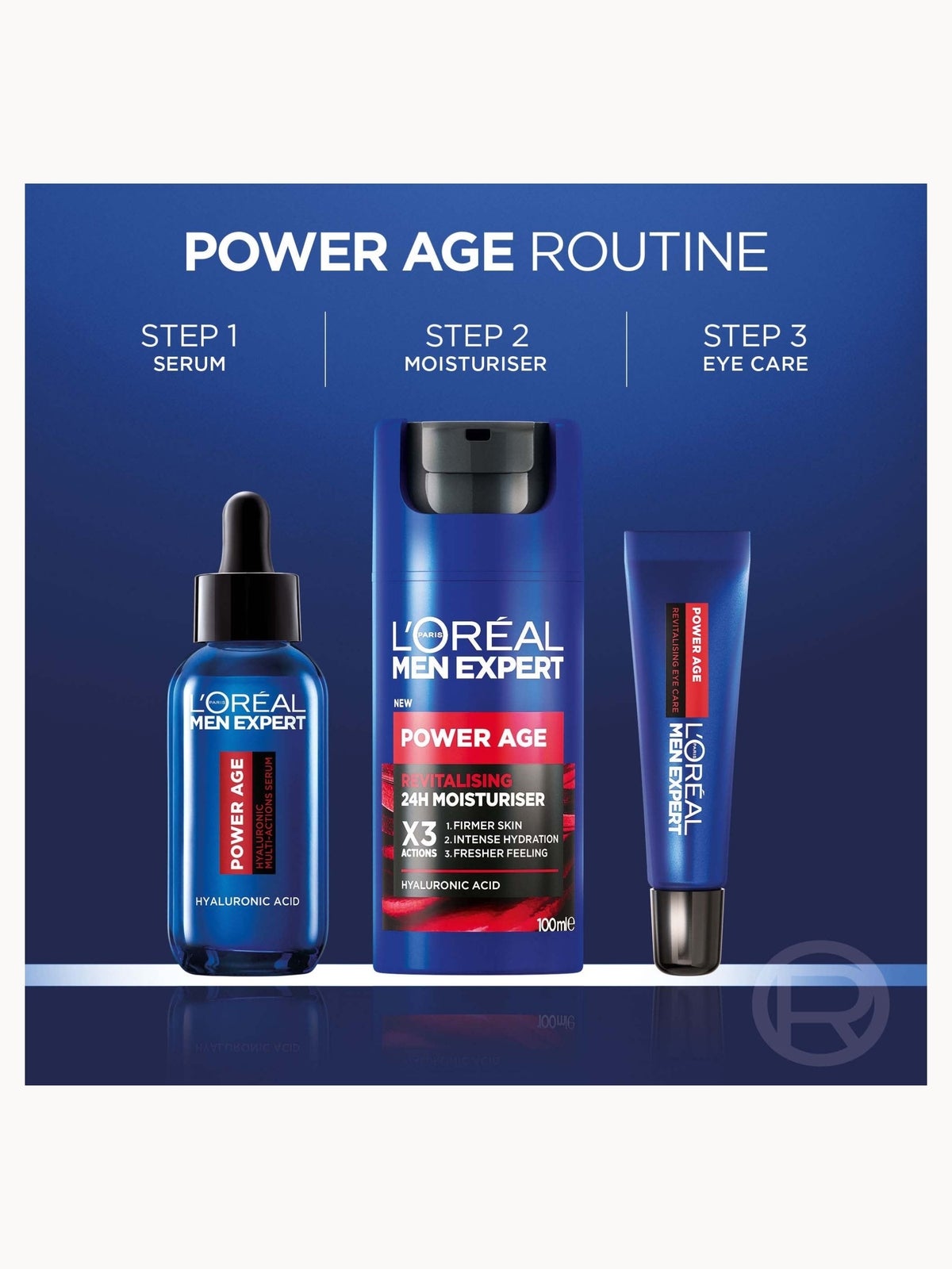L'Oréal Paris Men Expert Power Age Serum with Hyaluronic Acid 30ml 4