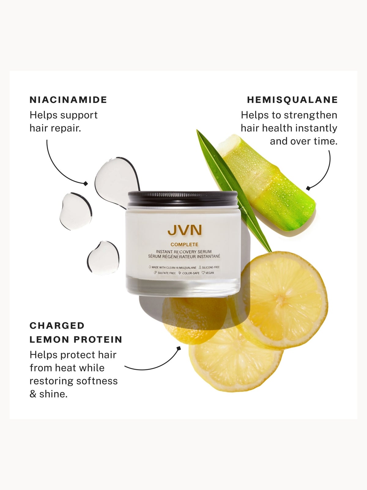 JVN Complete Instant Recovery Serum 100ml 2