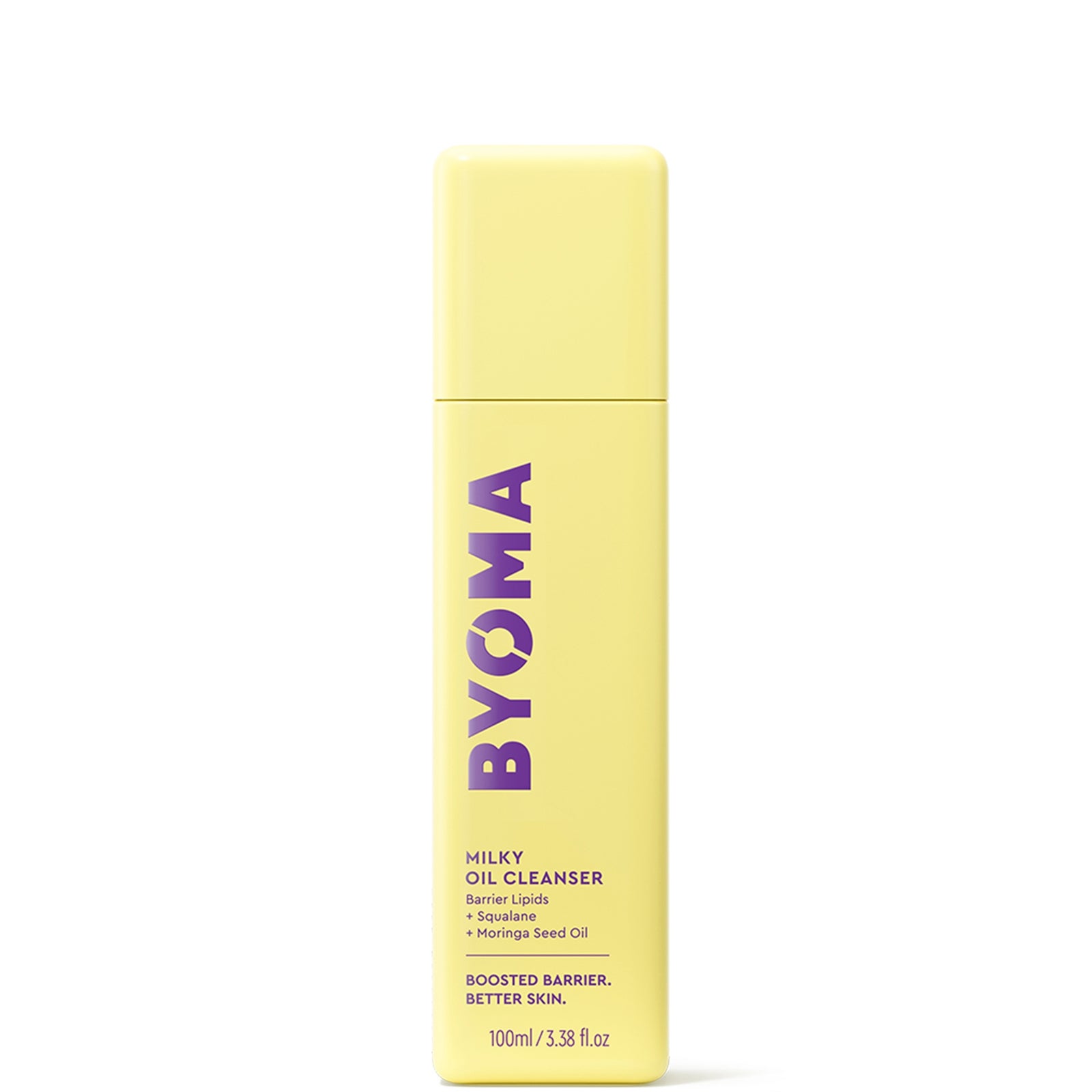 BYOMA Milky Oil Cleanser, Hydrating Barrier Repair Cleanser (100ml) | Gentle on Dry & Sensitive Skin, Helps Protect Skin Barrier While Dissolving SPF, Oil and Makeup Buildup; Fragrance Free - Image 3