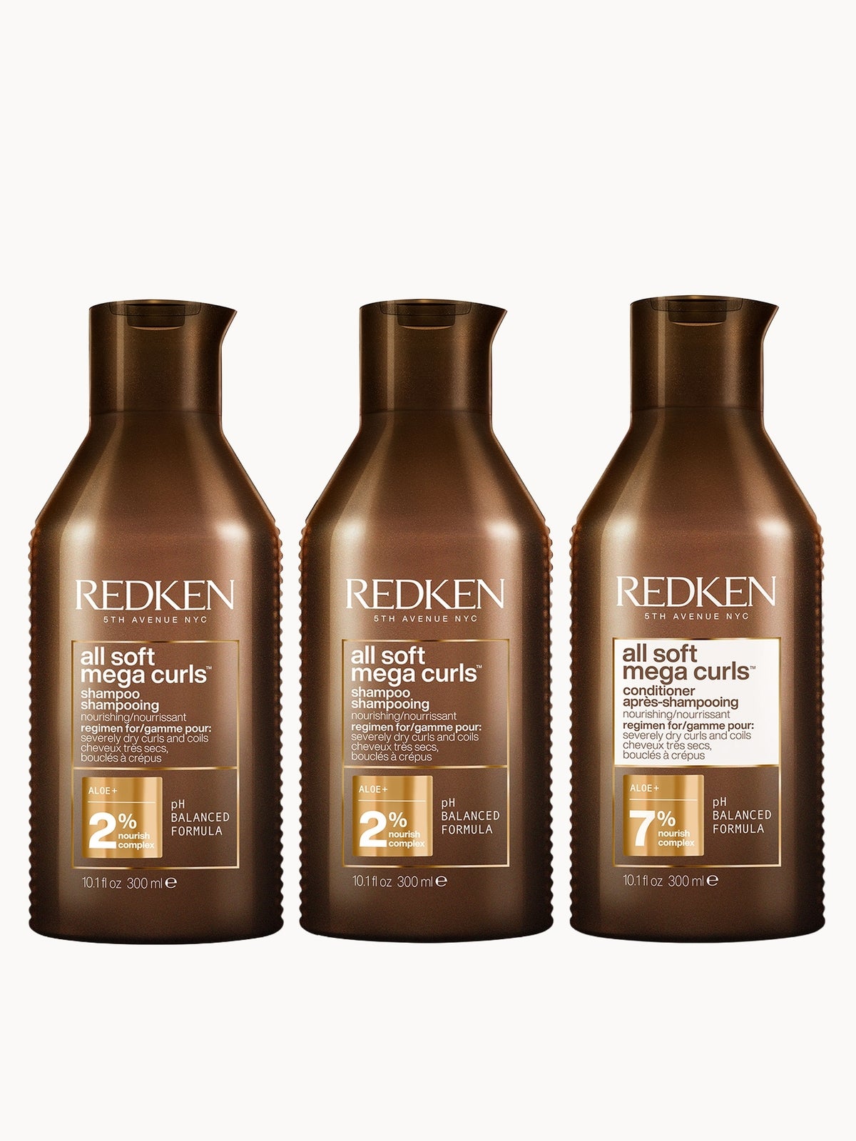 Redken All Soft Mega Curl Hydrating and Nourishing Shampoo Duo with Conditioner for Curly and Coily Hair