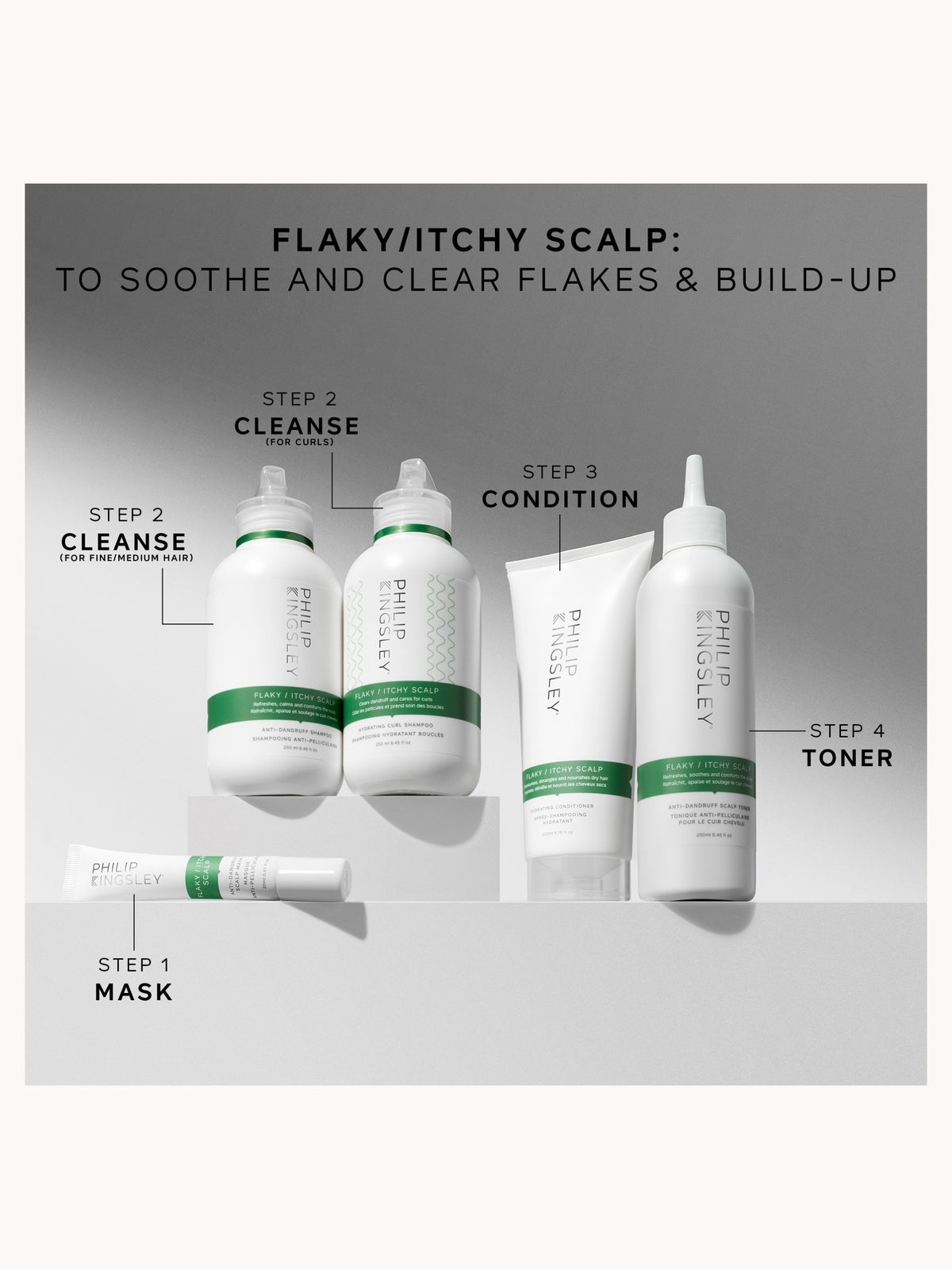 Philip Kingsley Flaky/Itchy Scalp Shampoo 250ml and Conditioner 200ml Duo (Worth £60.00) 3