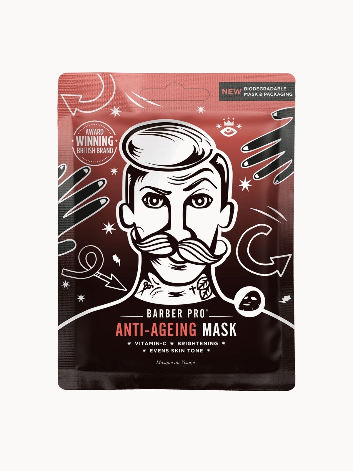 BARBER PRO Anti-Ageing Vitamin C Sheet Mask