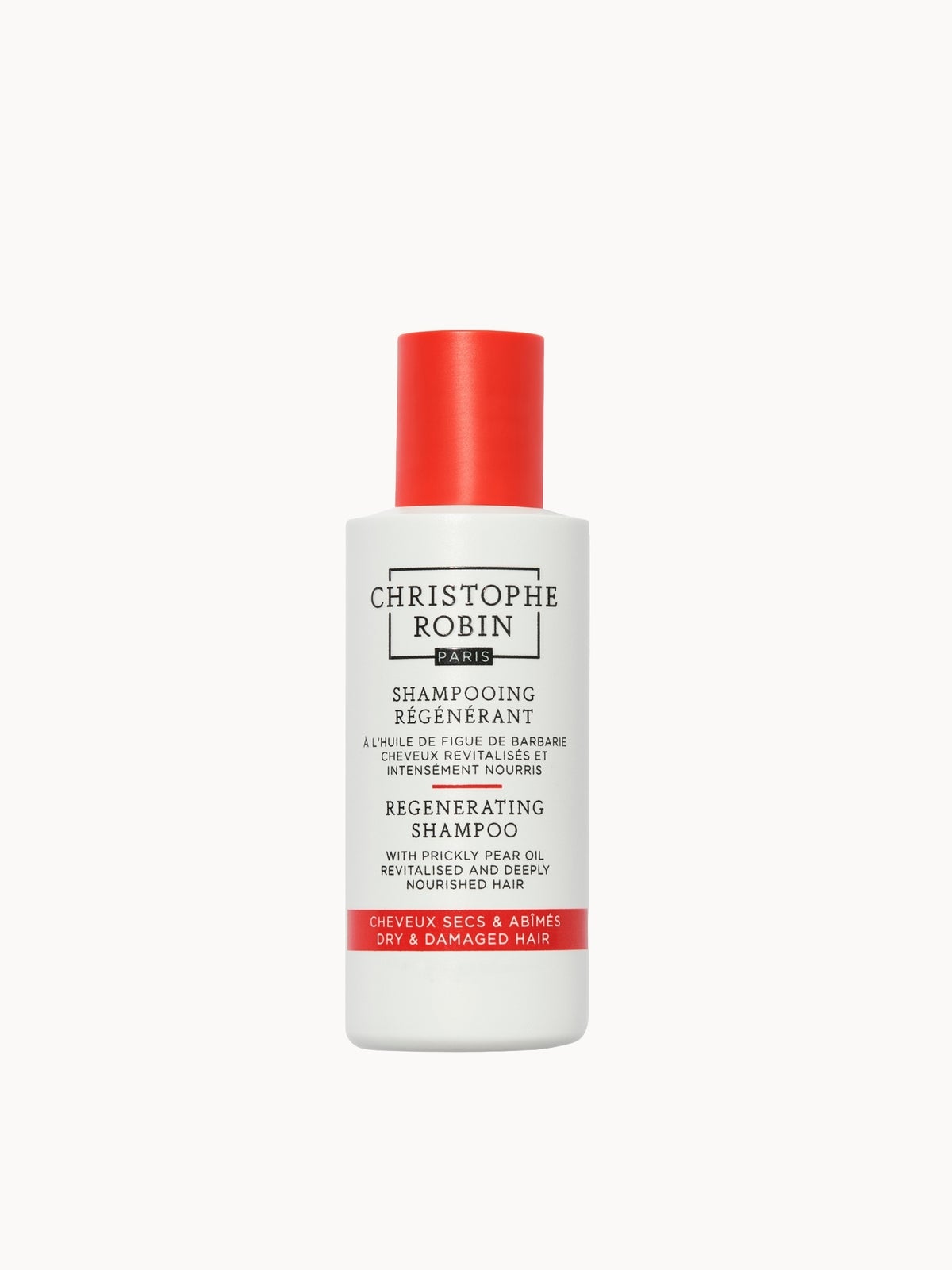 Christophe Robin New Regenerating Shampoo with Prickly Pear Oil 75ml