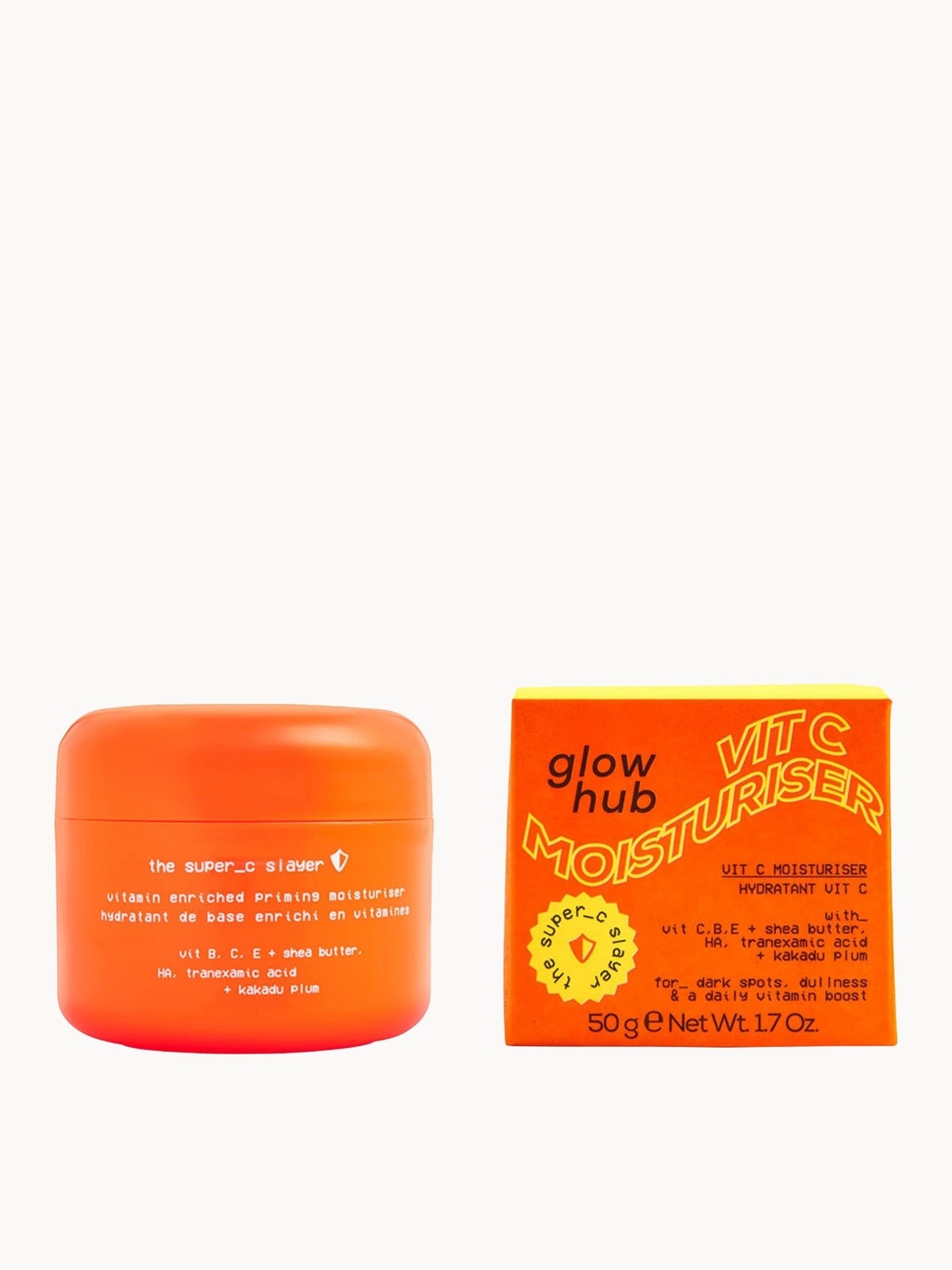 Glow Hub The Super C Slayer Vitamin Enriched Priming Moisturiser 50g