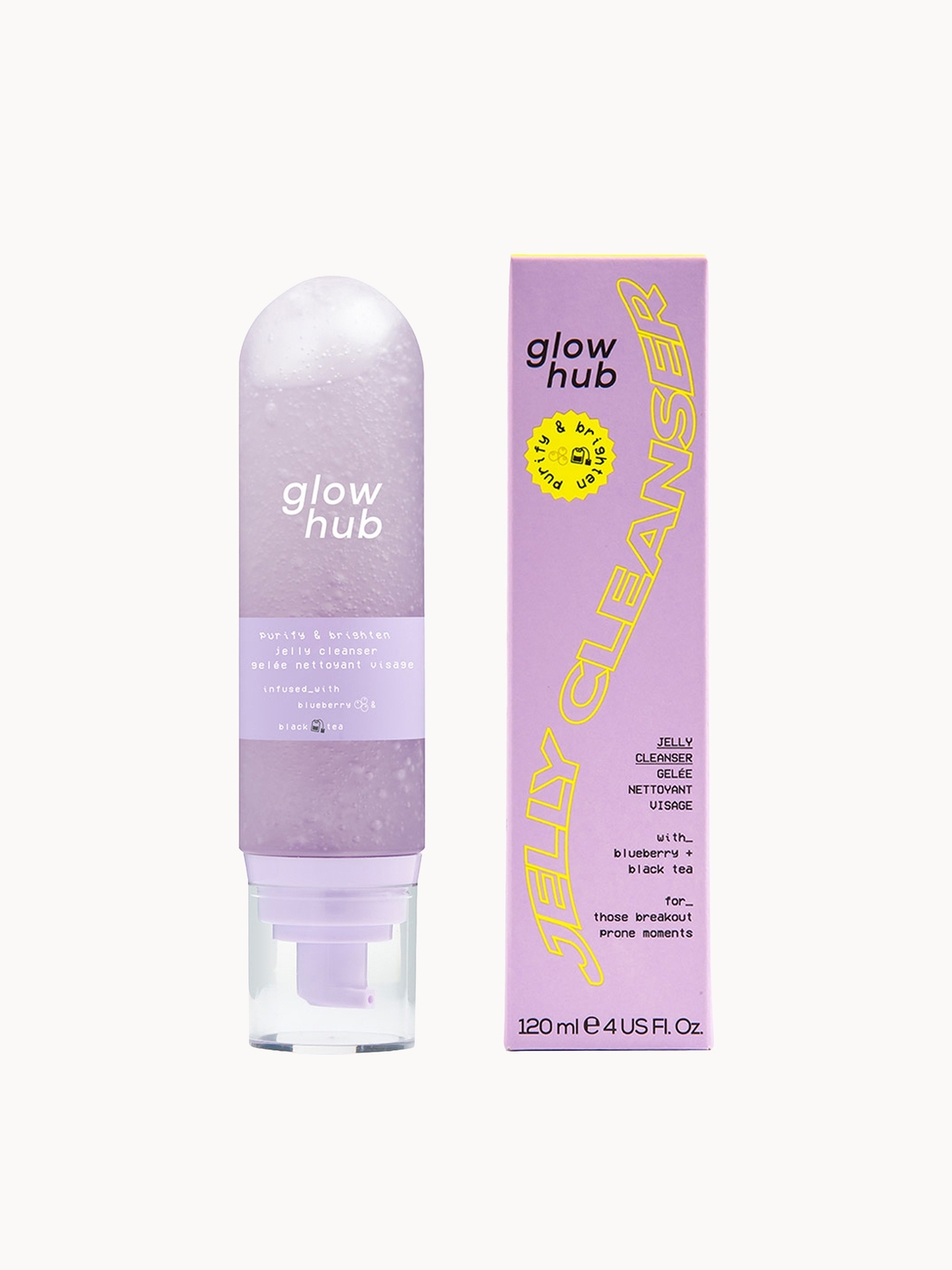 Glow Hub Purify & Brighten Jelly Cleanser 120ml