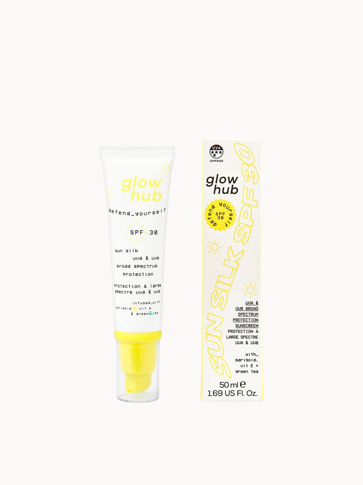 Glow Hub Defend Yourself Face Sunscreen SPF30 50ml