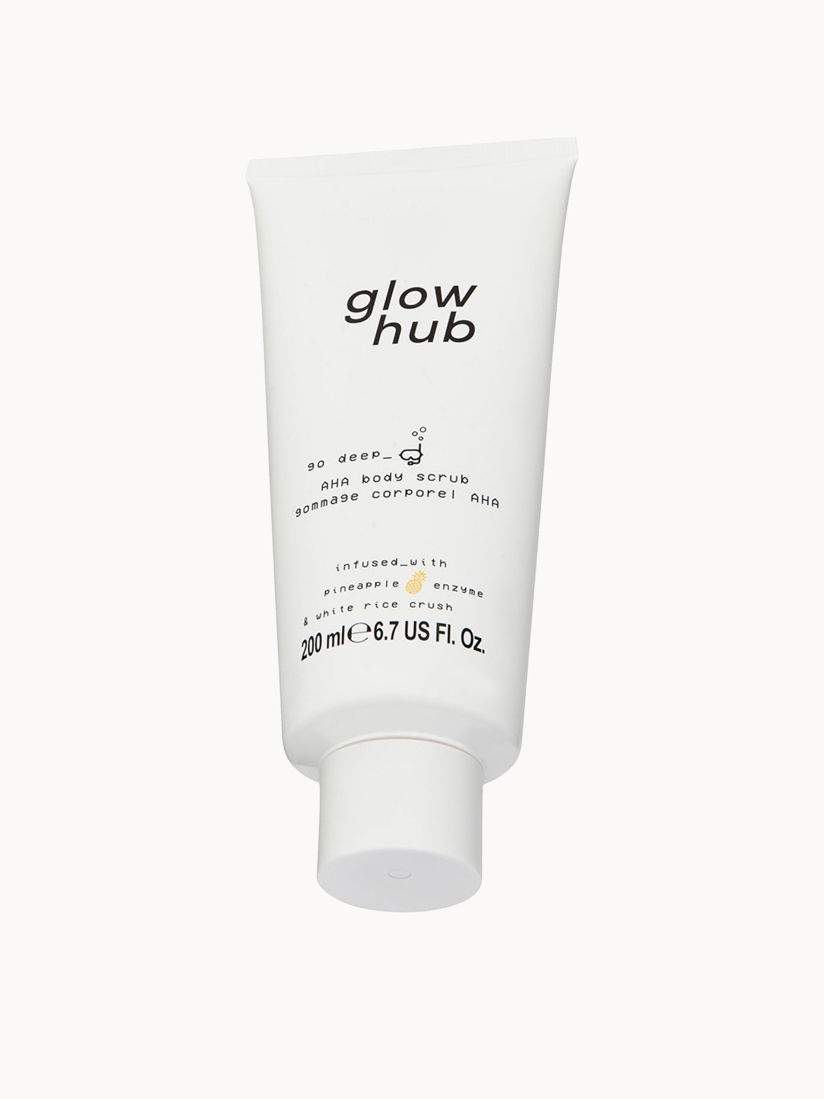 Glow Hub Go Deep AHA Body Scrub 200ml