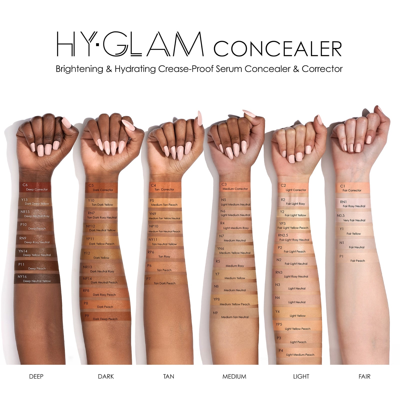 Natasha Denona Hy-Glam Concealer 7g (Various Shades) - N1 4